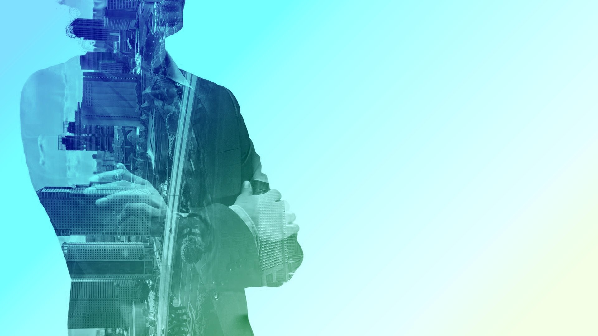 an abstract photo of a curved building with a blue sky in the background