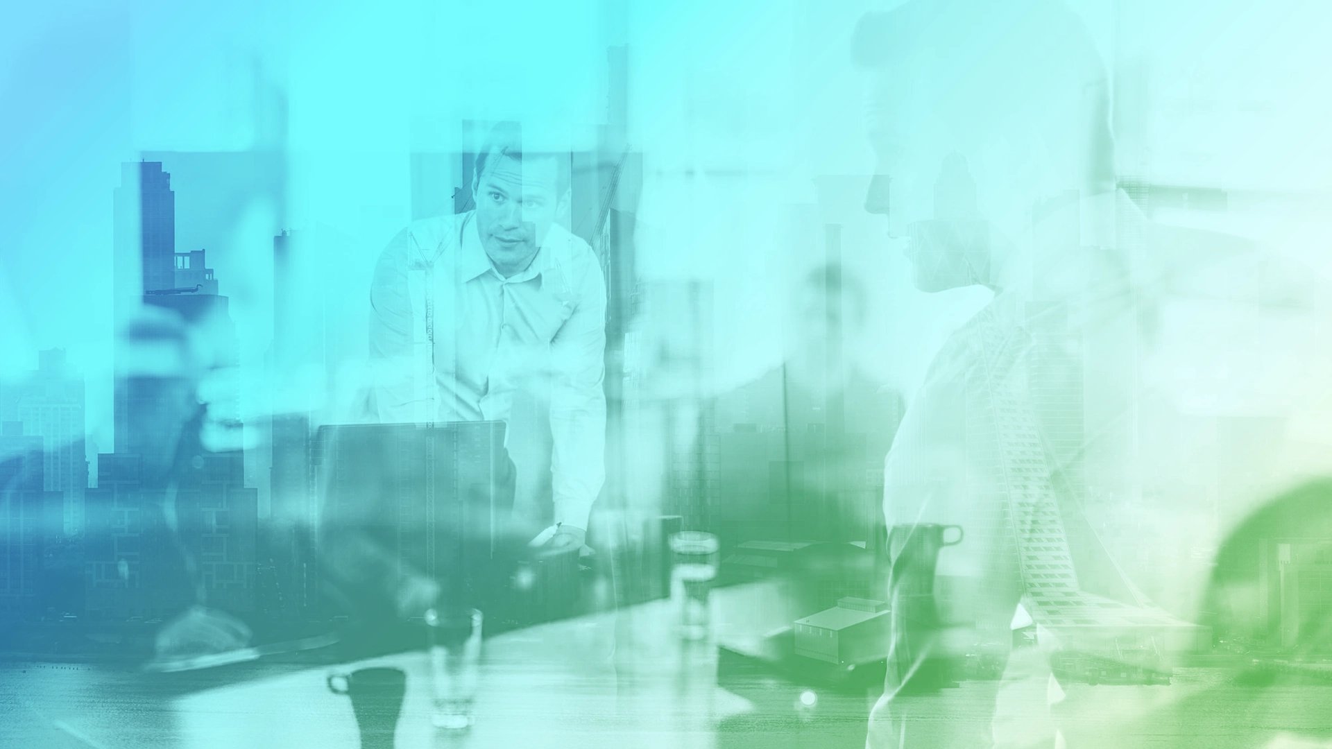 an abstract photo of a curved building with a blue sky in the background