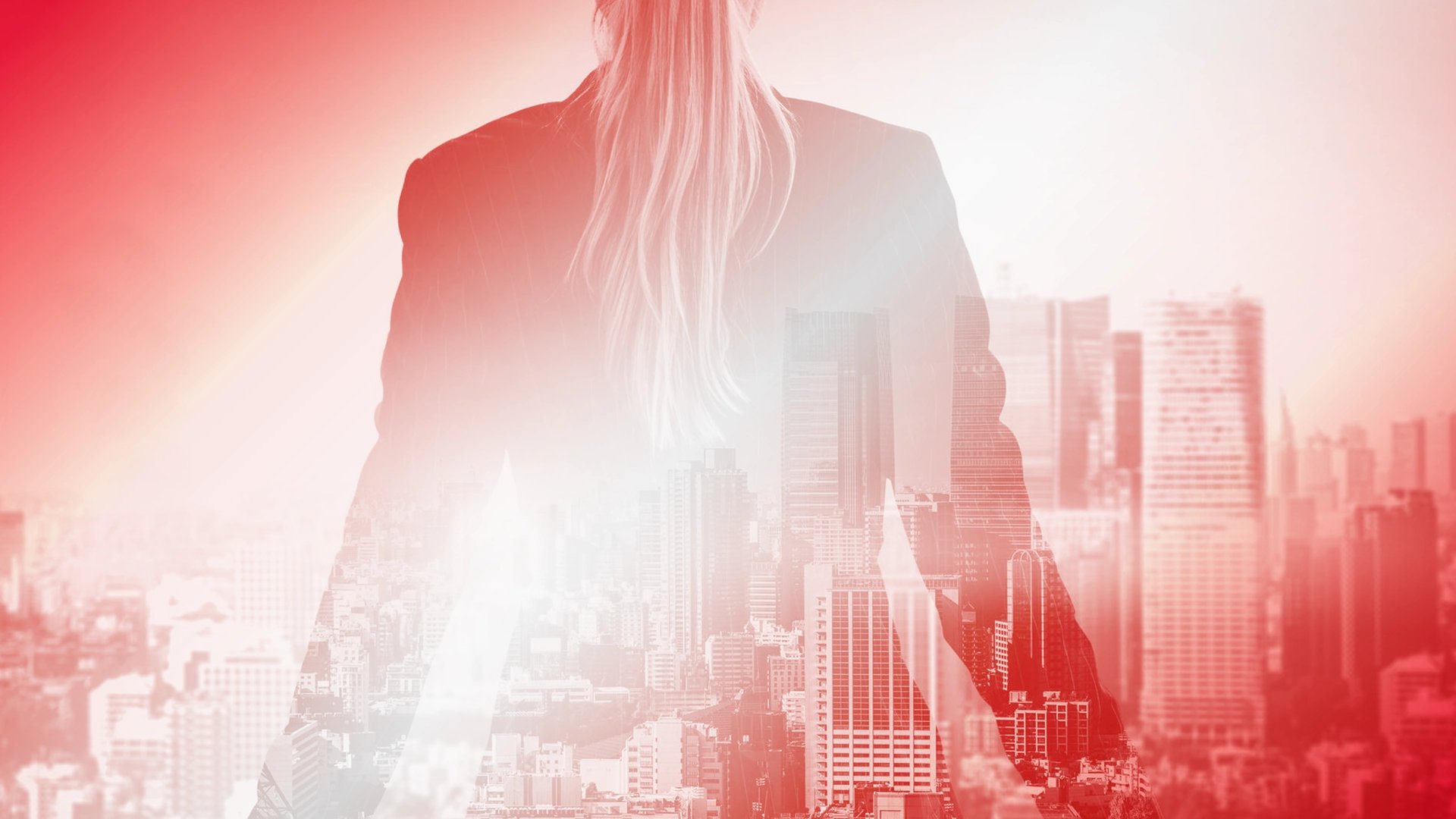 an abstract photo of a curved building with a blue sky in the background