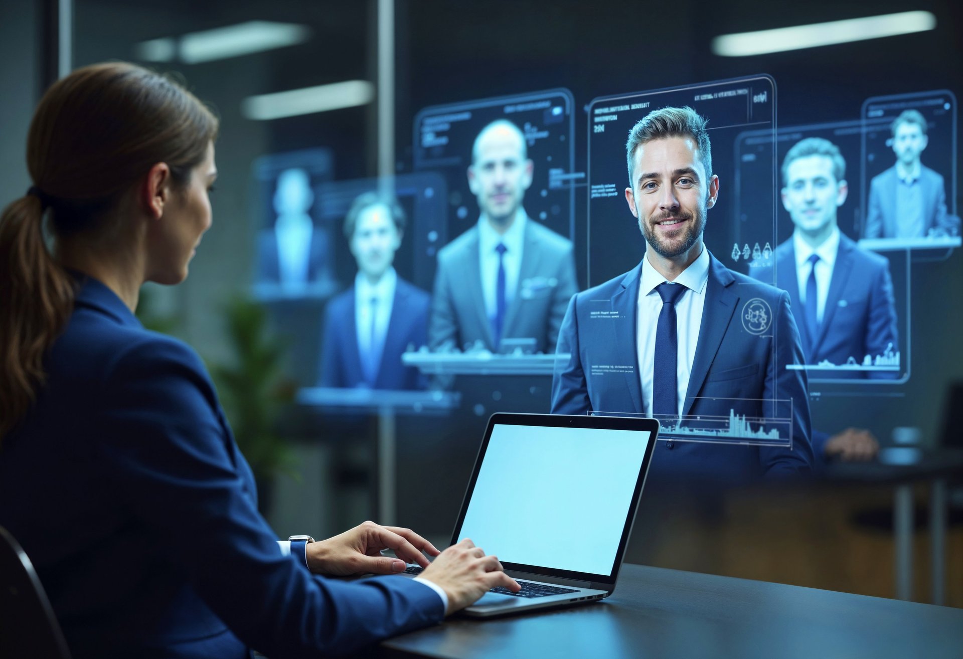 an abstract photo of a curved building with a blue sky in the background