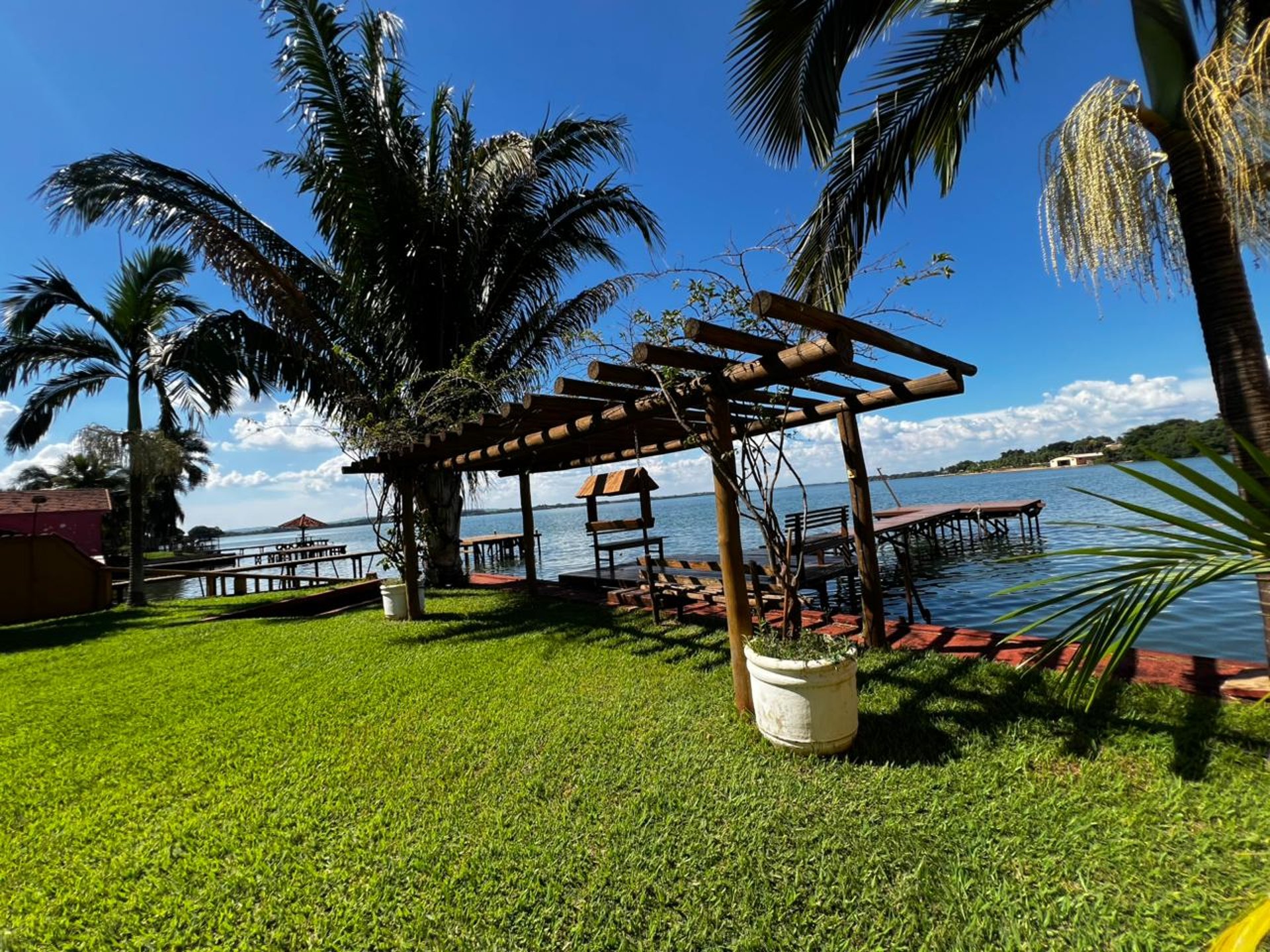 Visão aérea Rancho do Neneco - Rancho para alugar em Miguelópolis SP