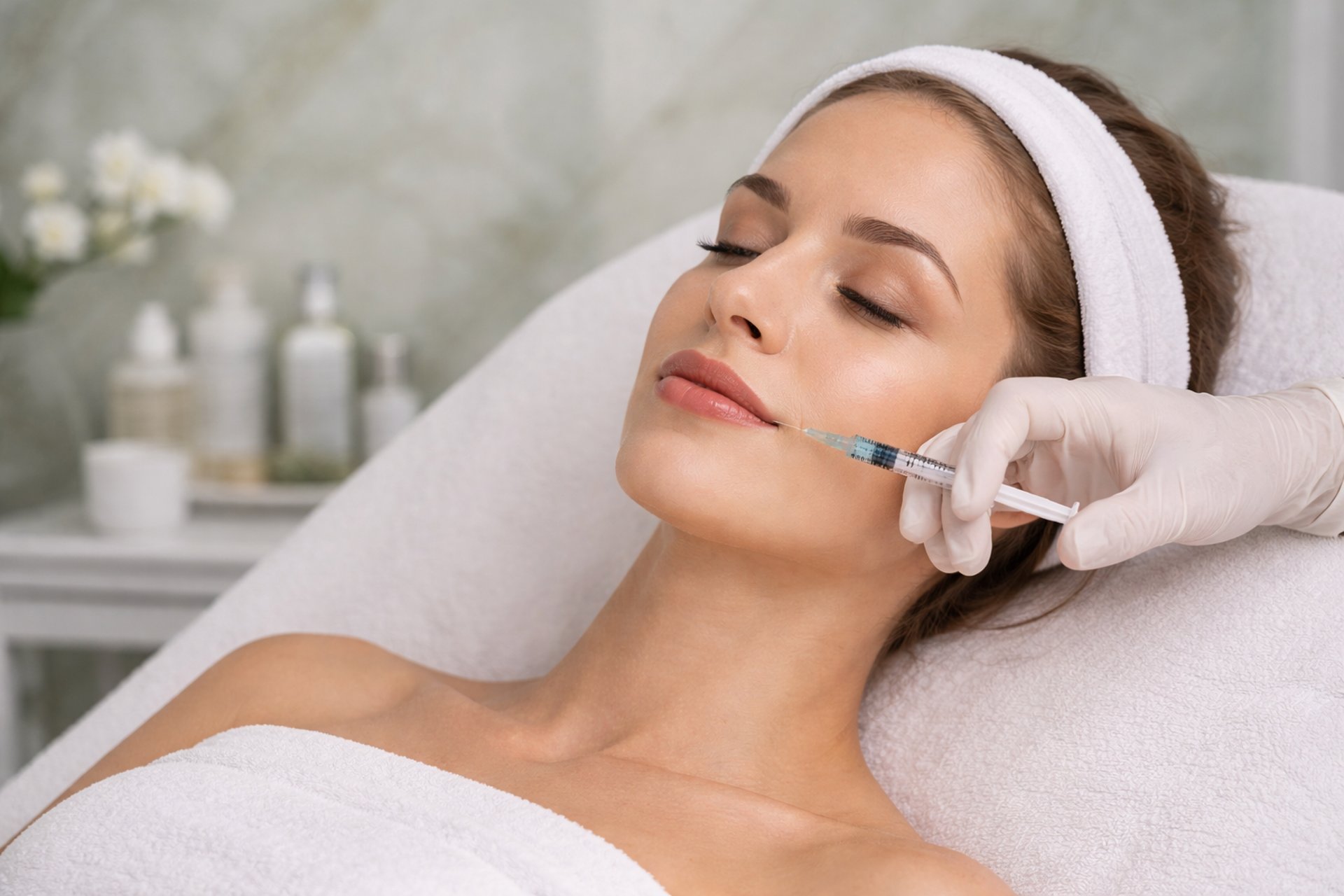 an abstract photo of a curved building with a blue sky in the background