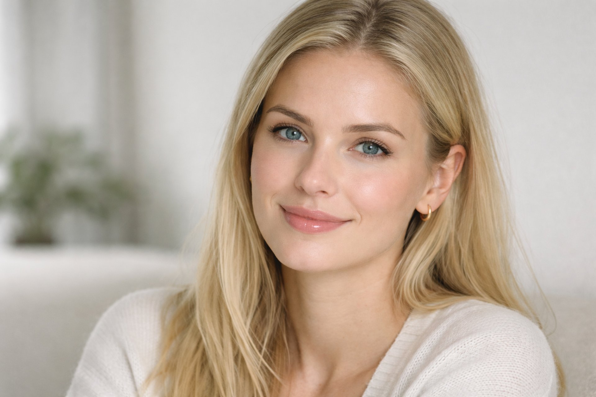 an abstract photo of a curved building with a blue sky in the background