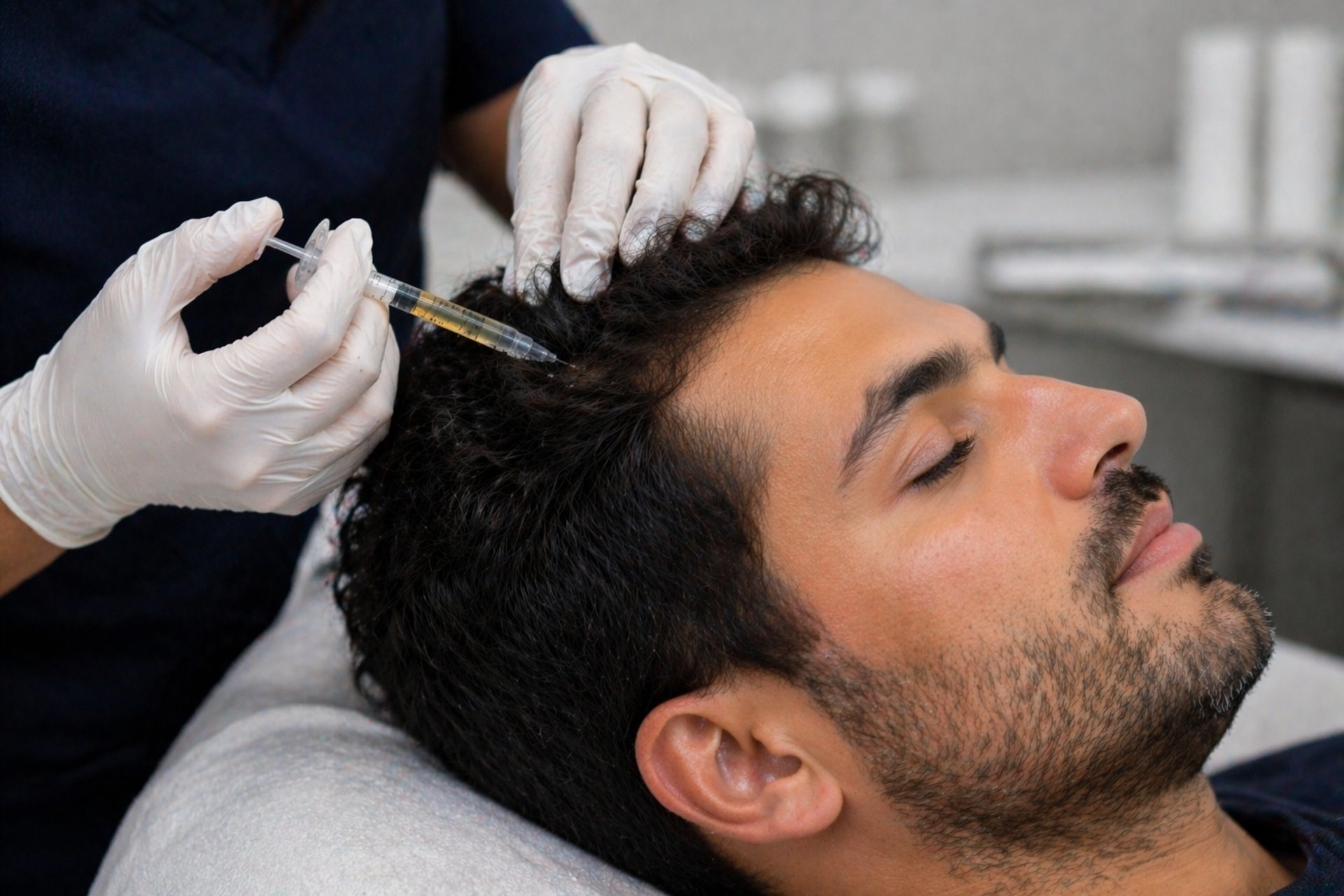 an abstract photo of a curved building with a blue sky in the background