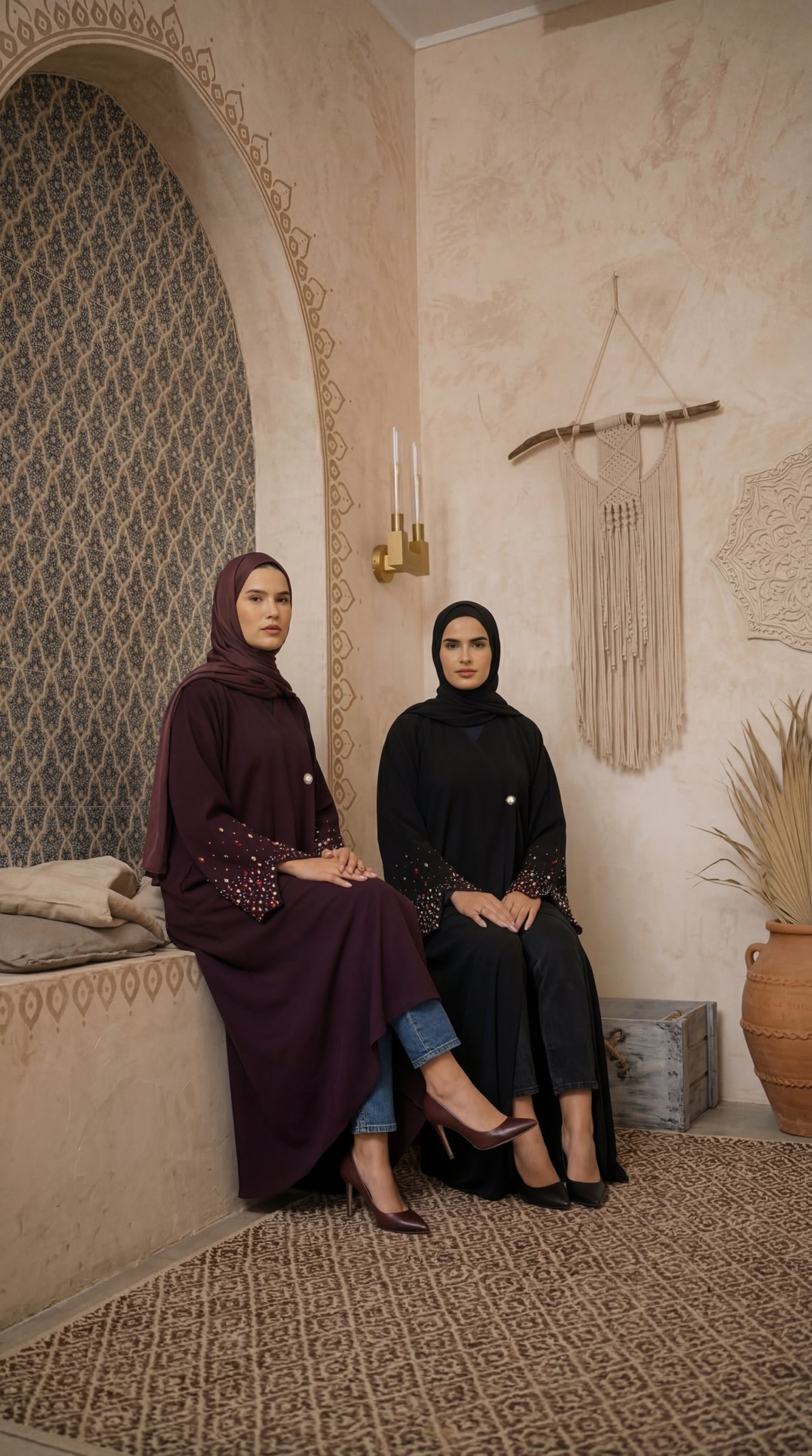 an abstract photo of a curved building with a blue sky in the background