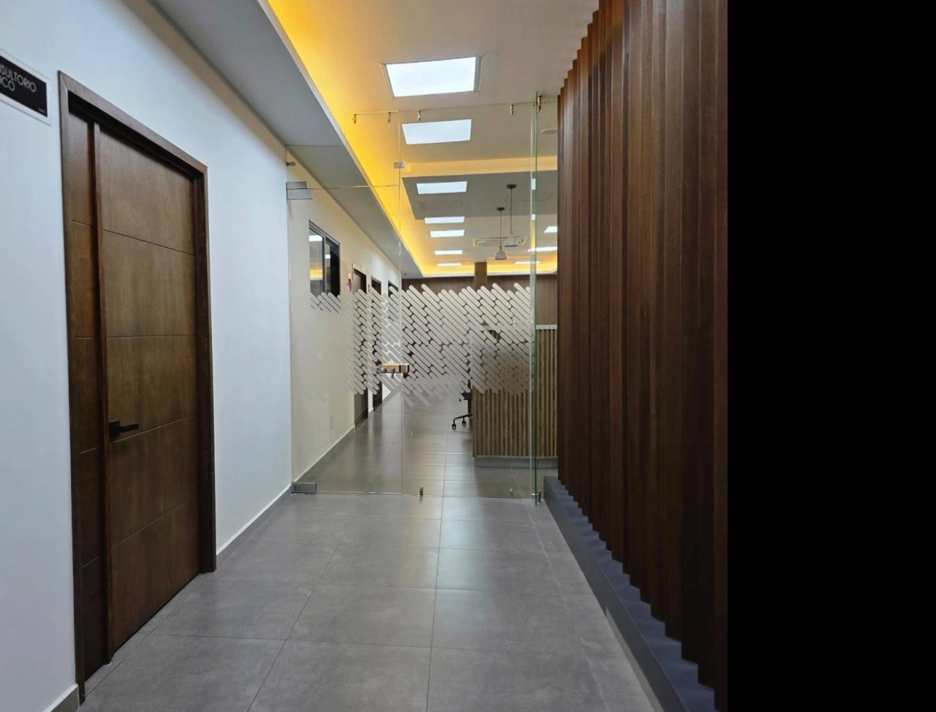 white concrete counter stand