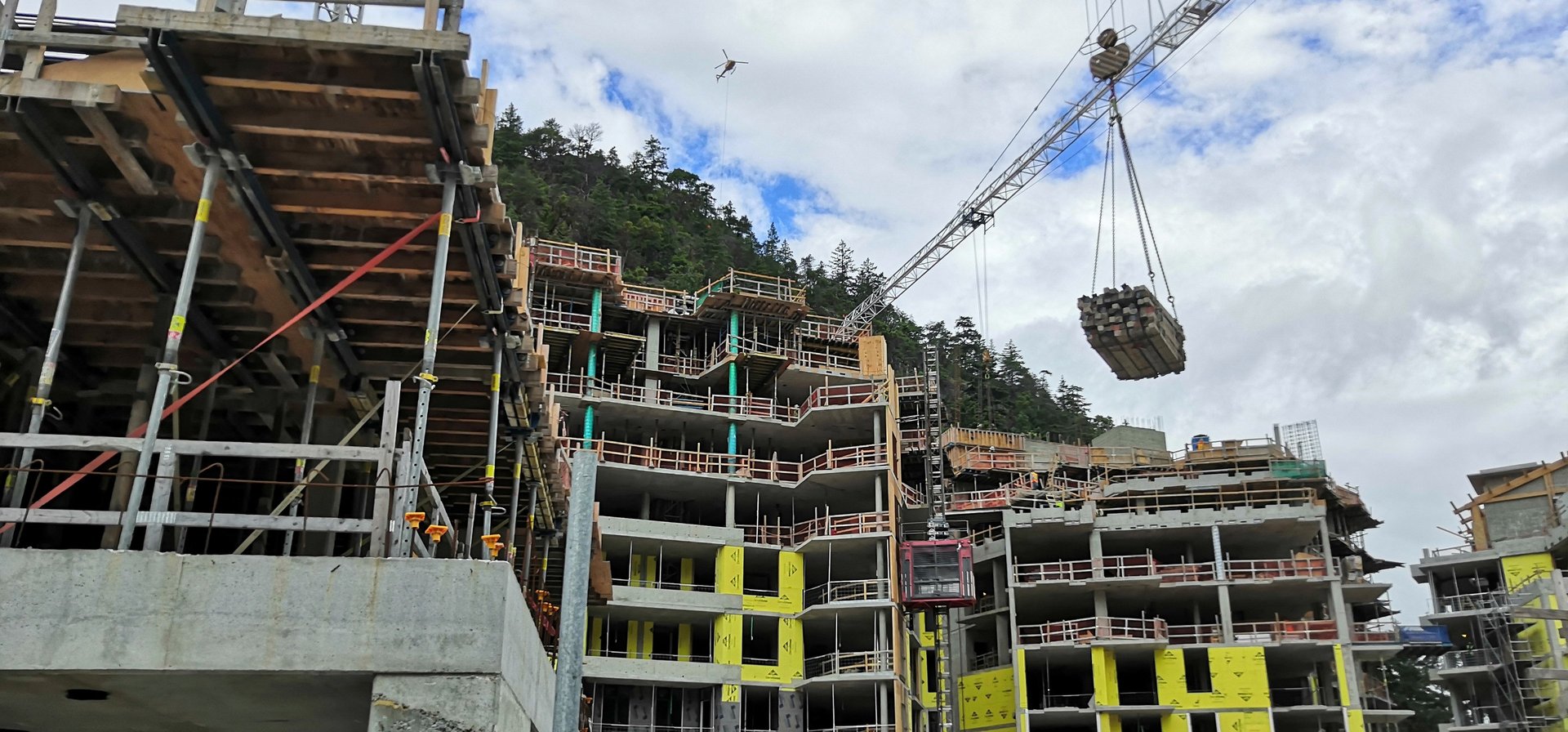 gray concrete building under construction