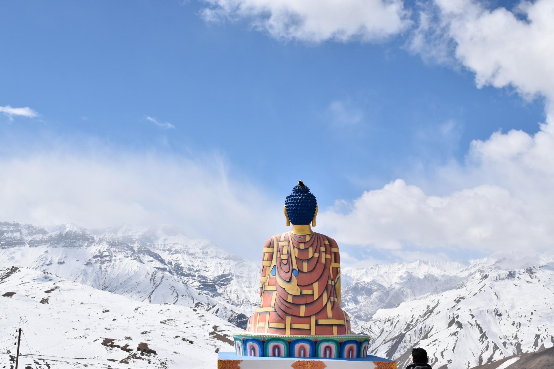 view of snowy mountain