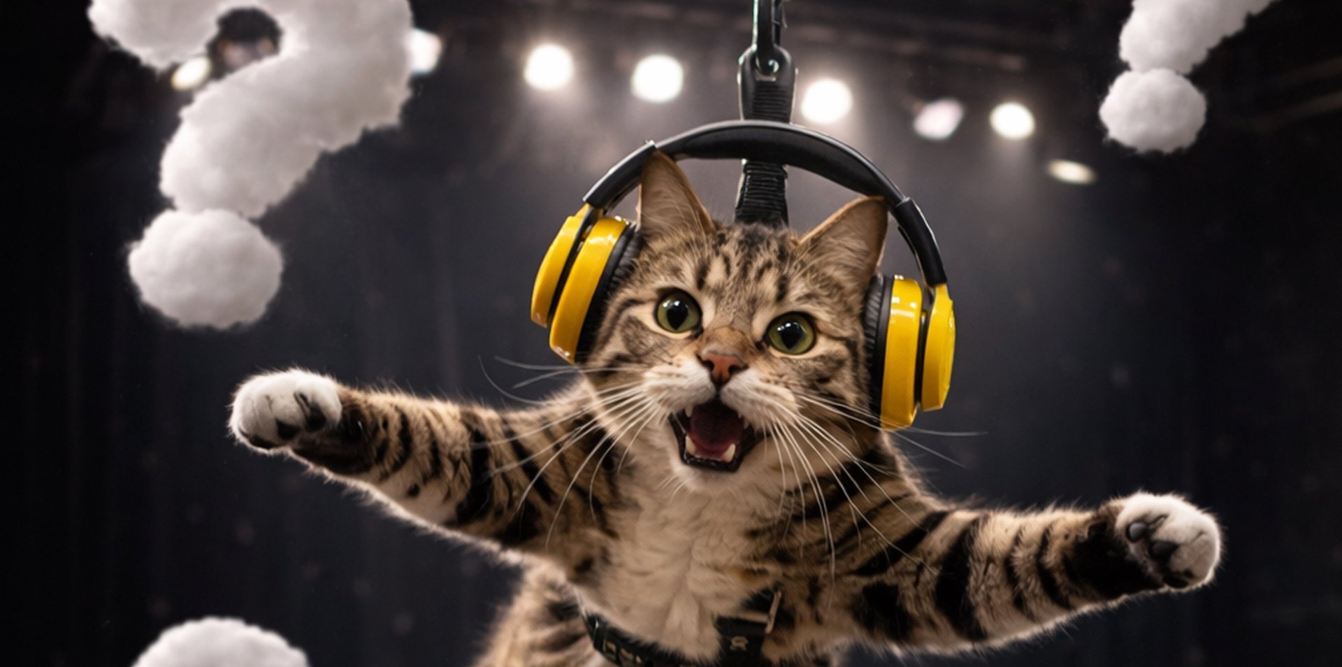 an abstract photo of a curved building with a blue sky in the background
