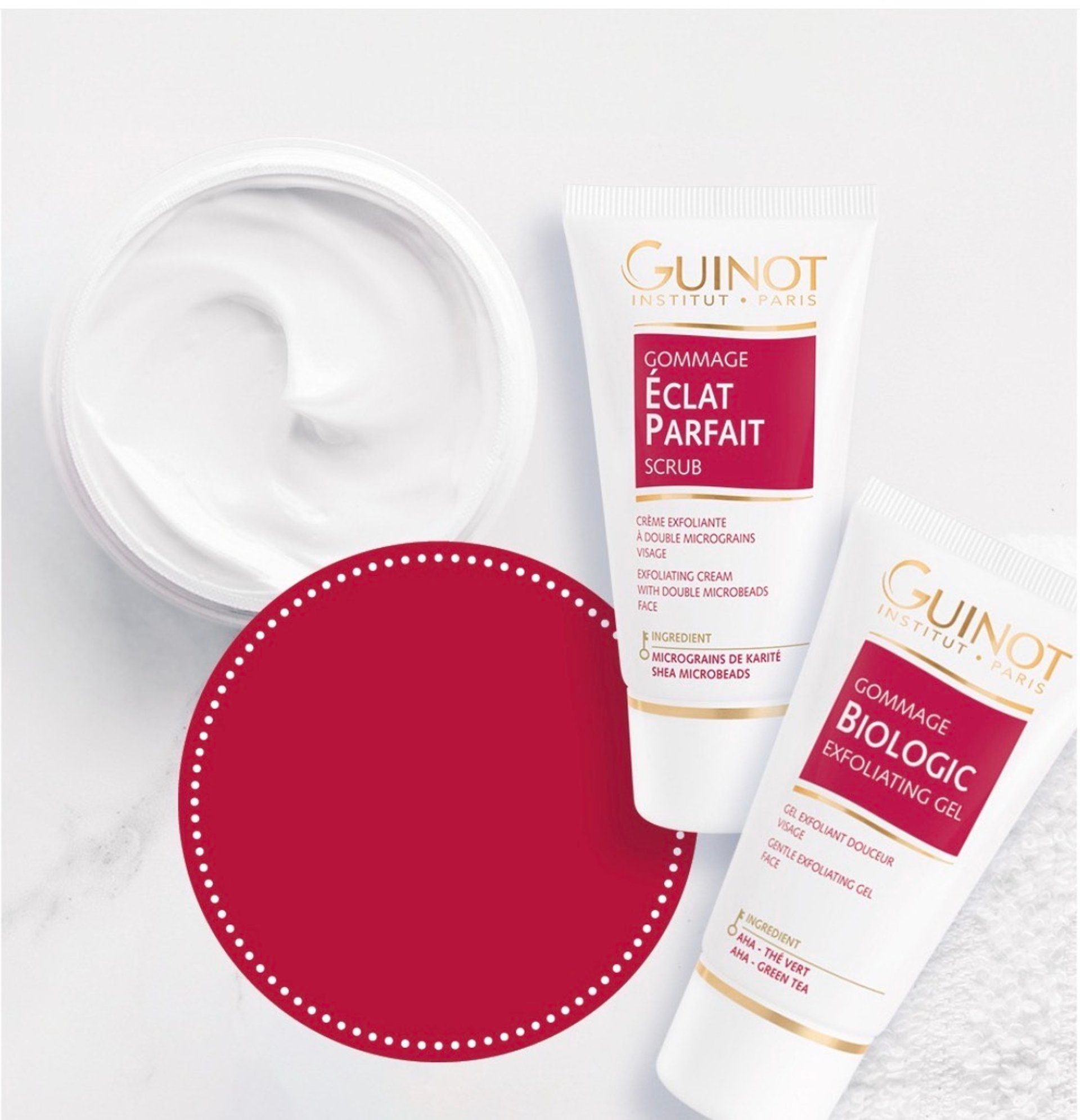 an abstract photo of a curved building with a blue sky in the background