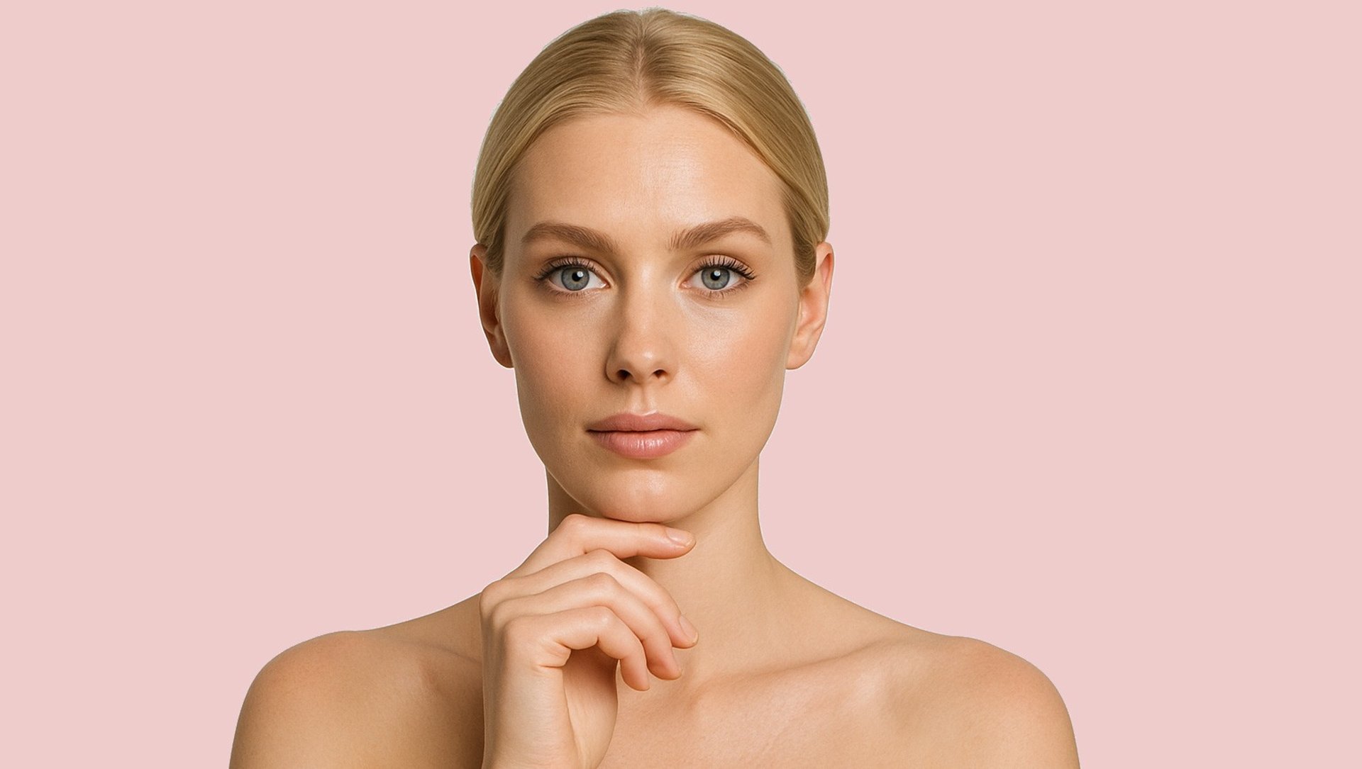woman holding dried flower