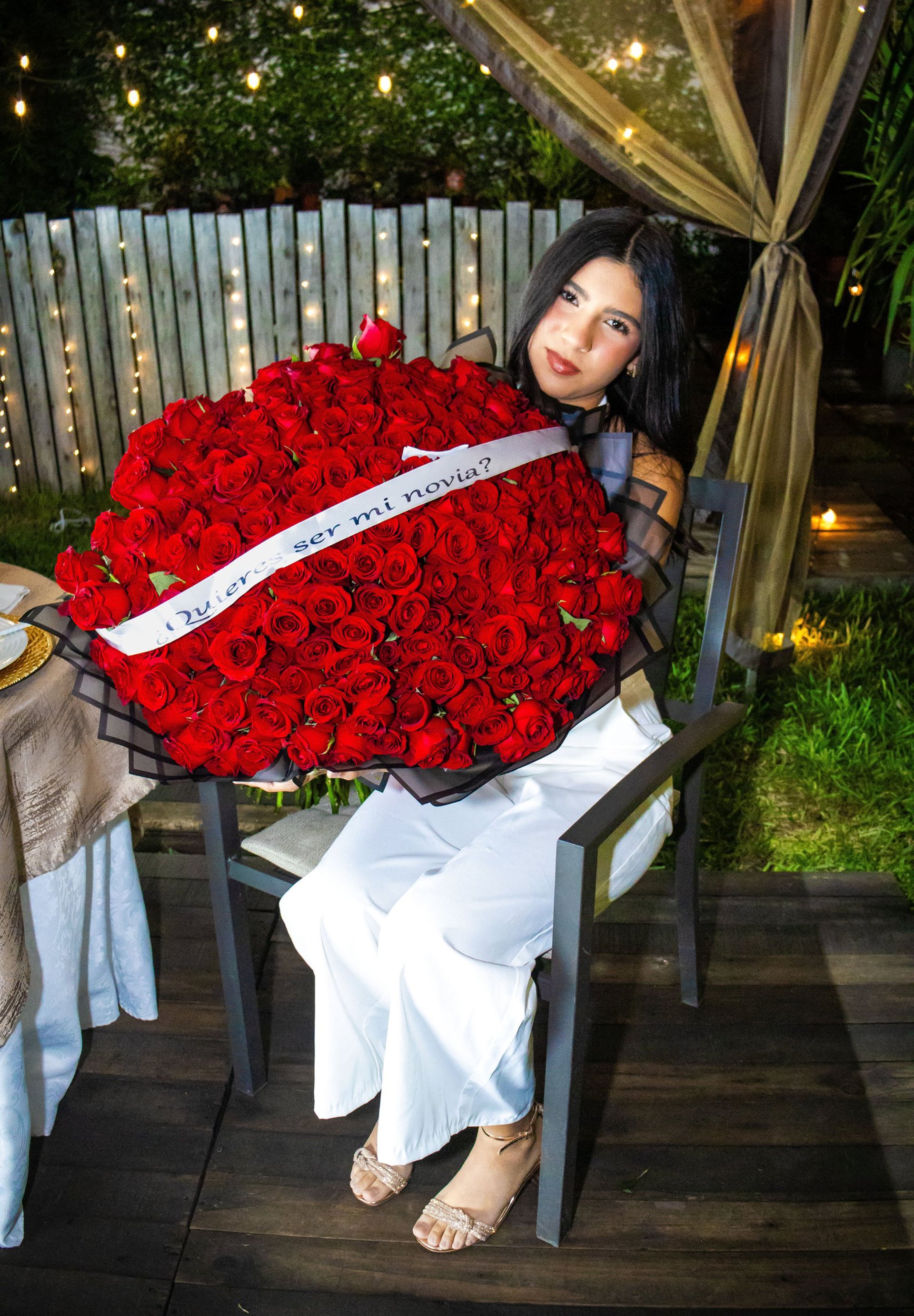 man and woman standing on brown field