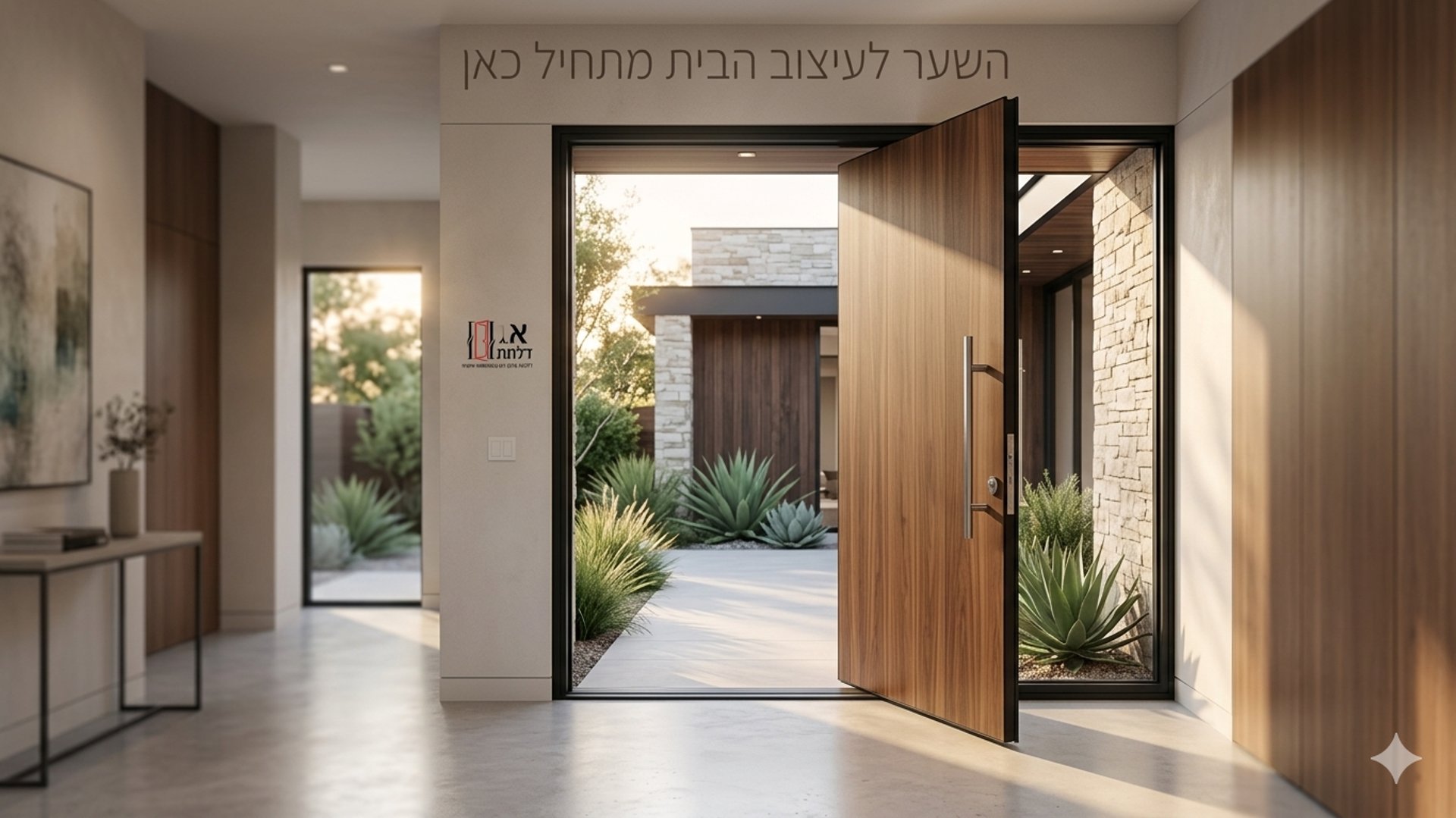 closed white painted door with exit signage