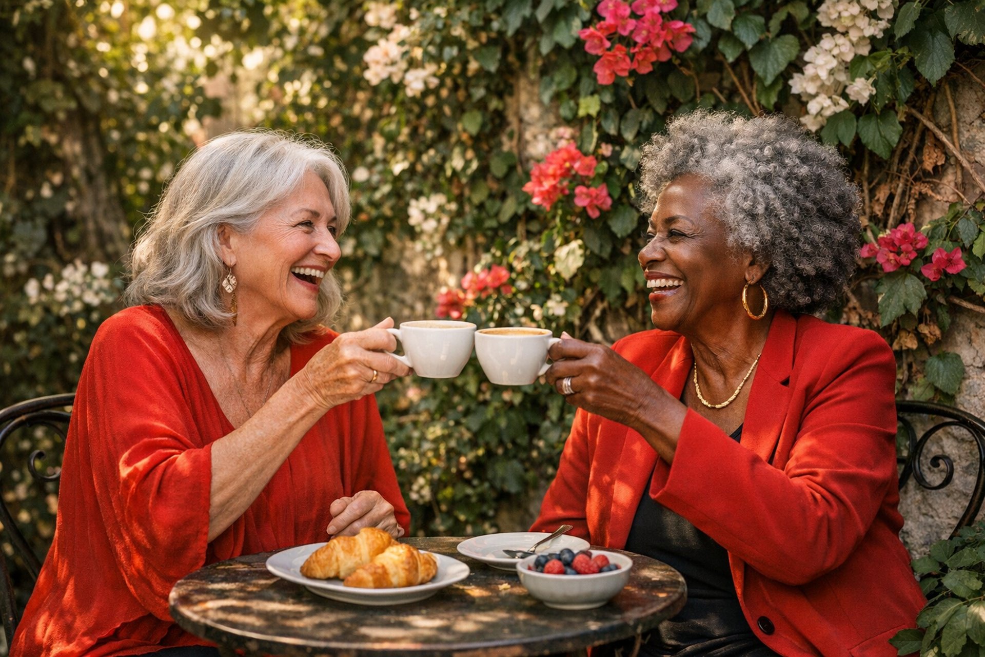 pink and white abstract painting