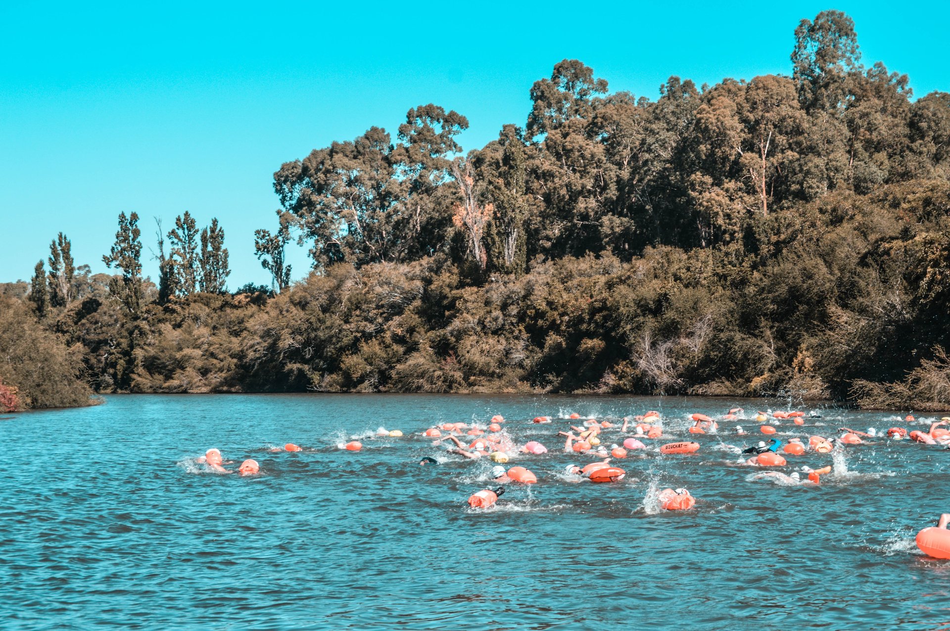 mountain range under blue sky
