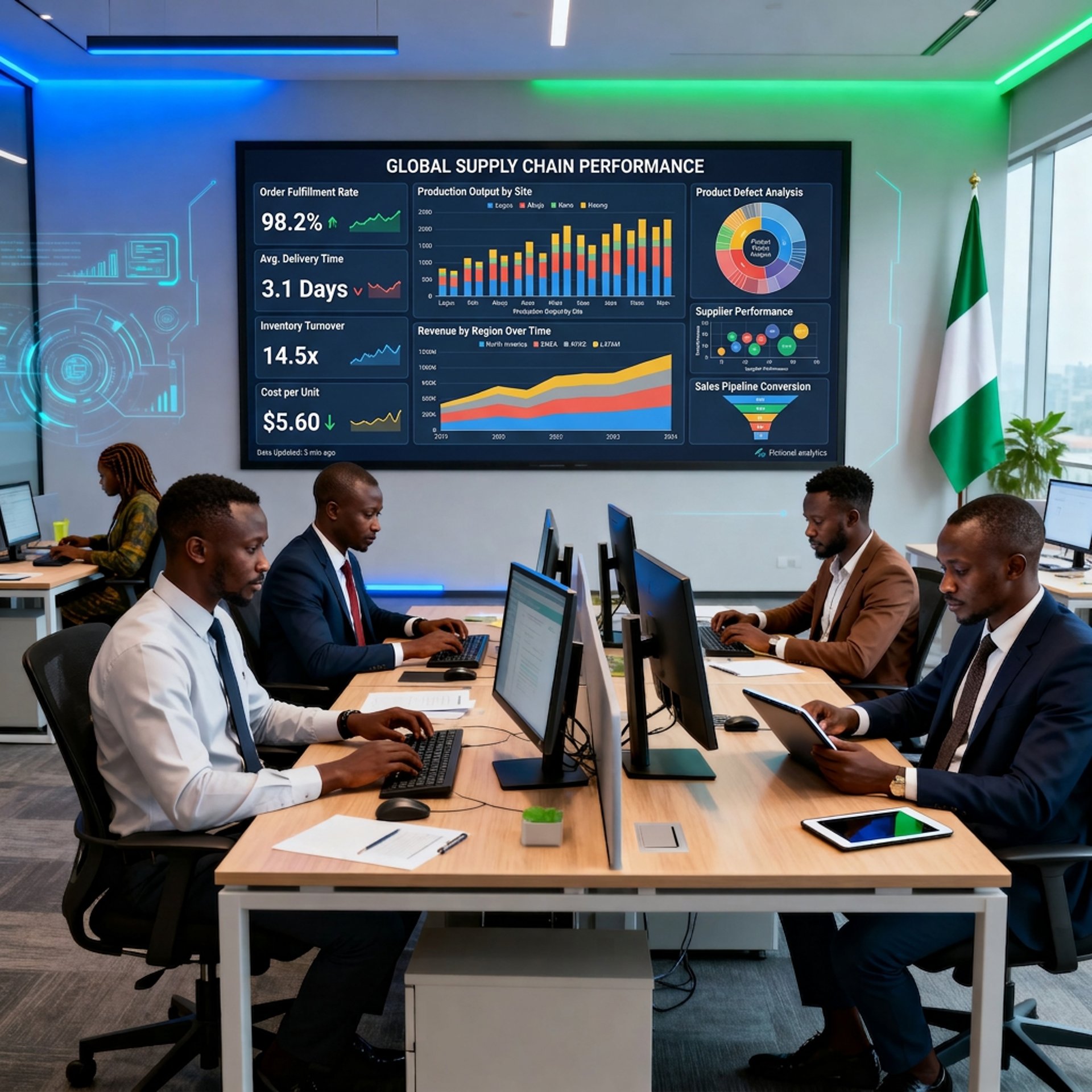 black and brown leather padded tub sofa