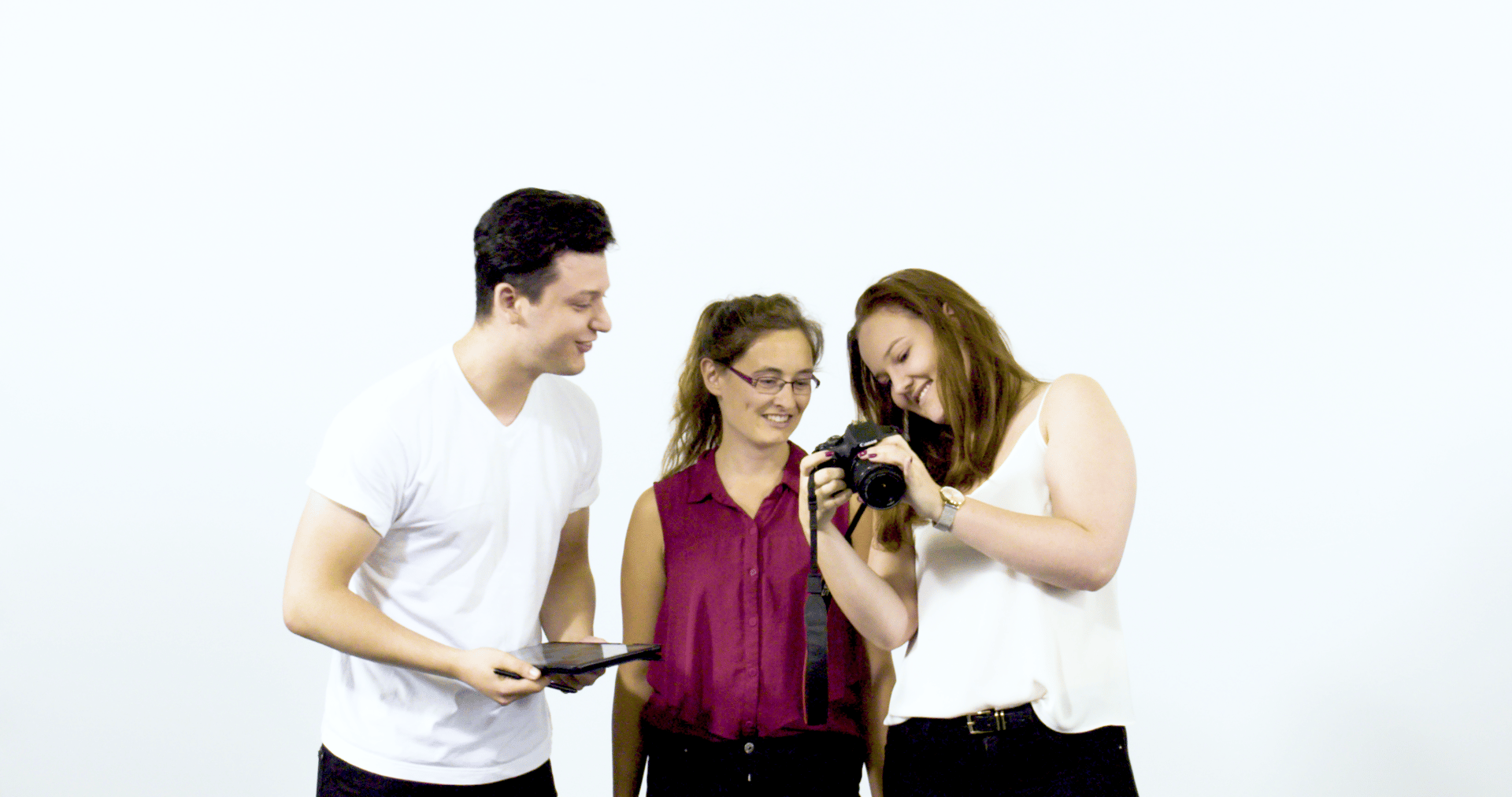 an abstract photo of a curved building with a blue sky in the background