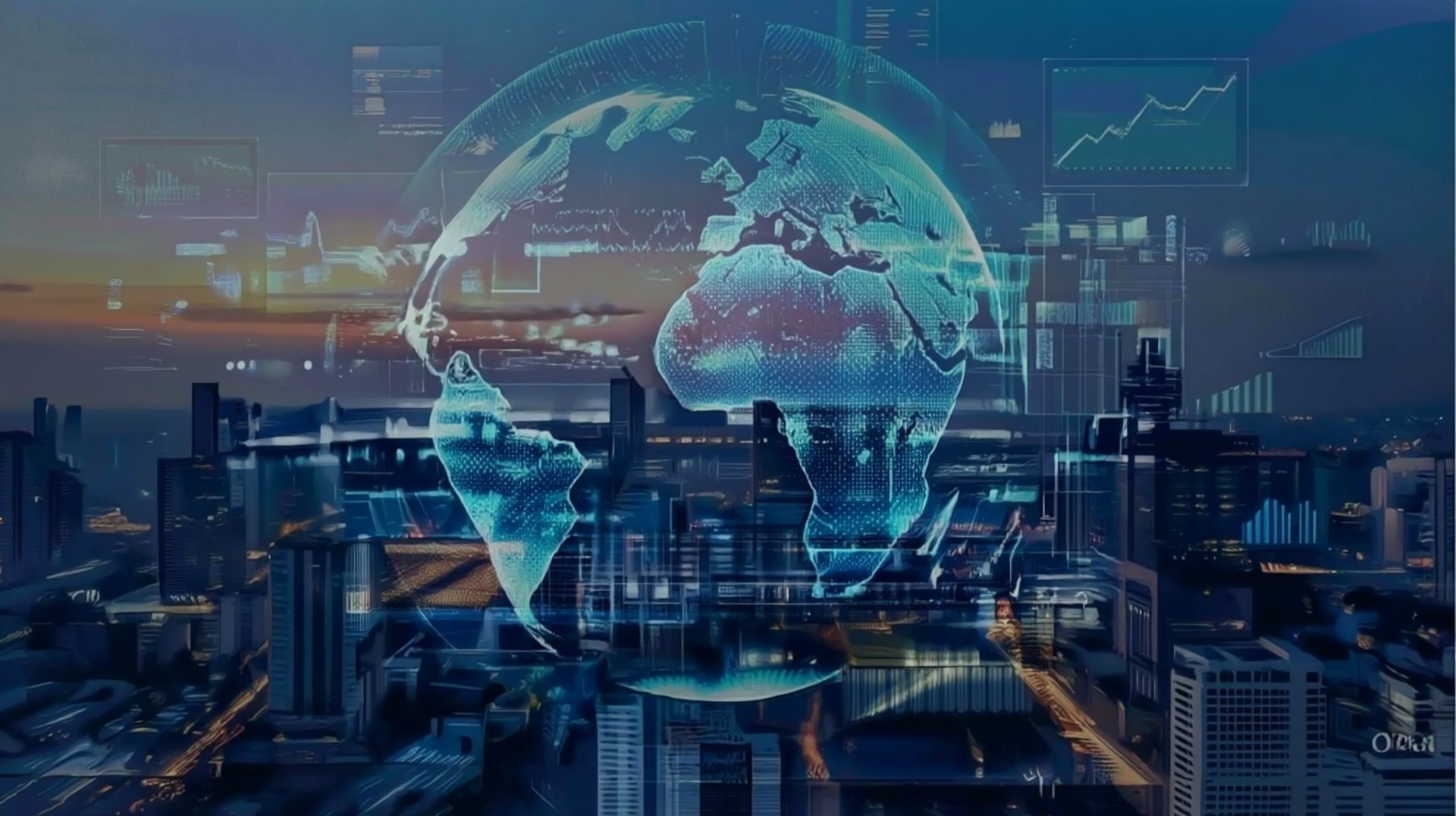 an abstract photo of a curved building with a blue sky in the background