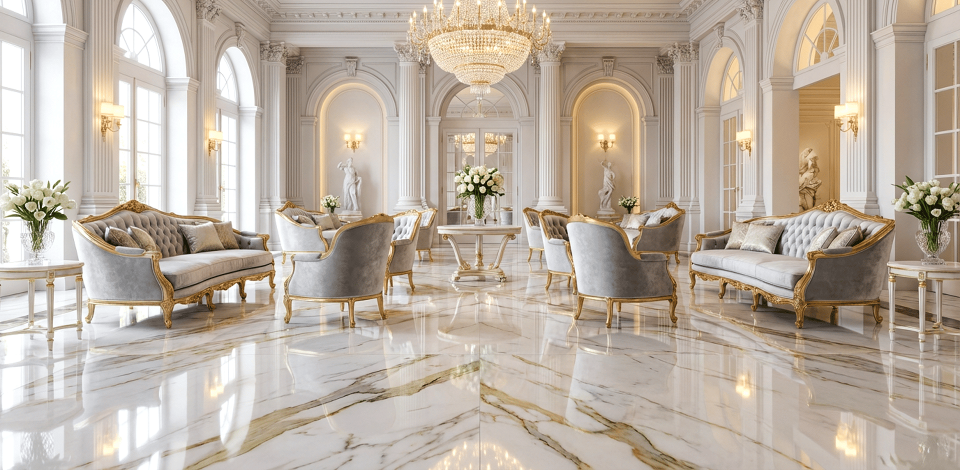 an abstract photo of a curved building with a blue sky in the background