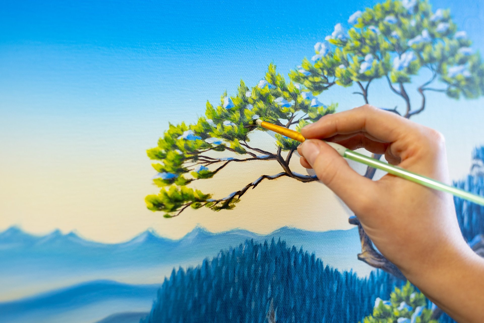 black blue and yellow textile