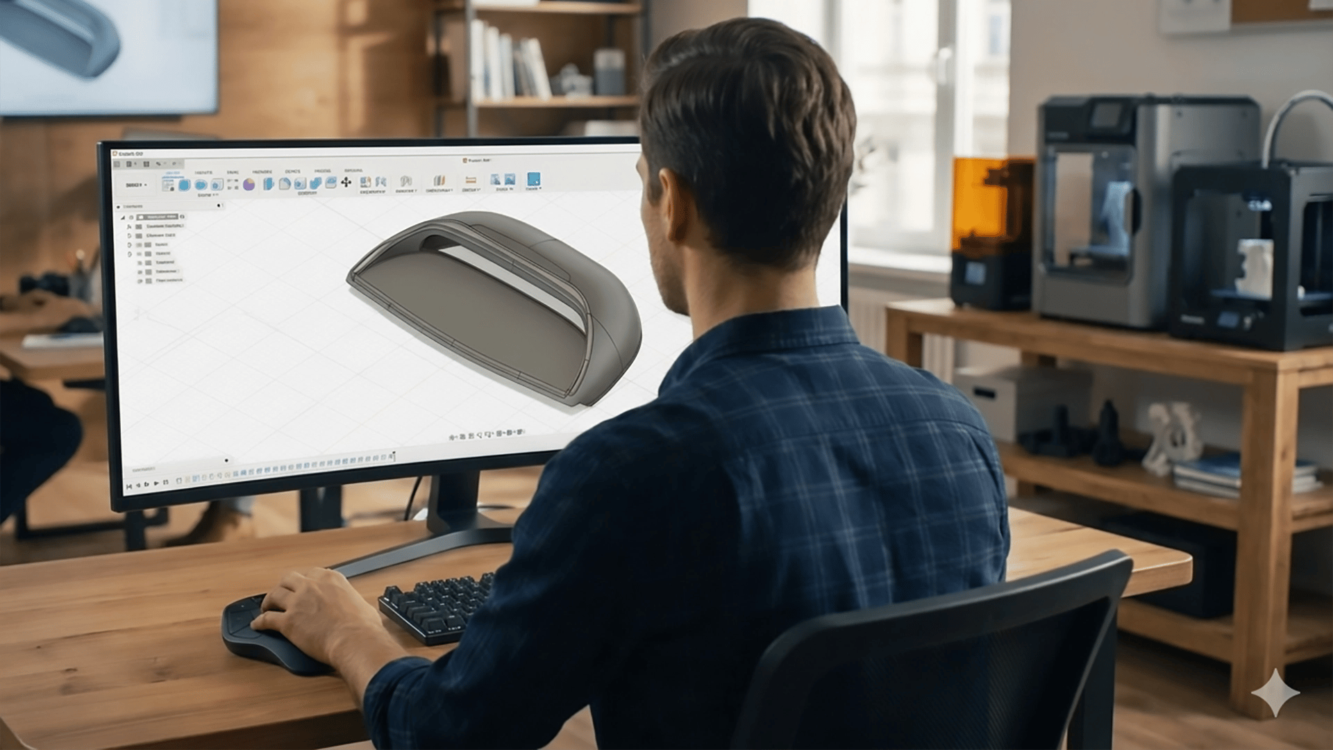 gray computer monitor