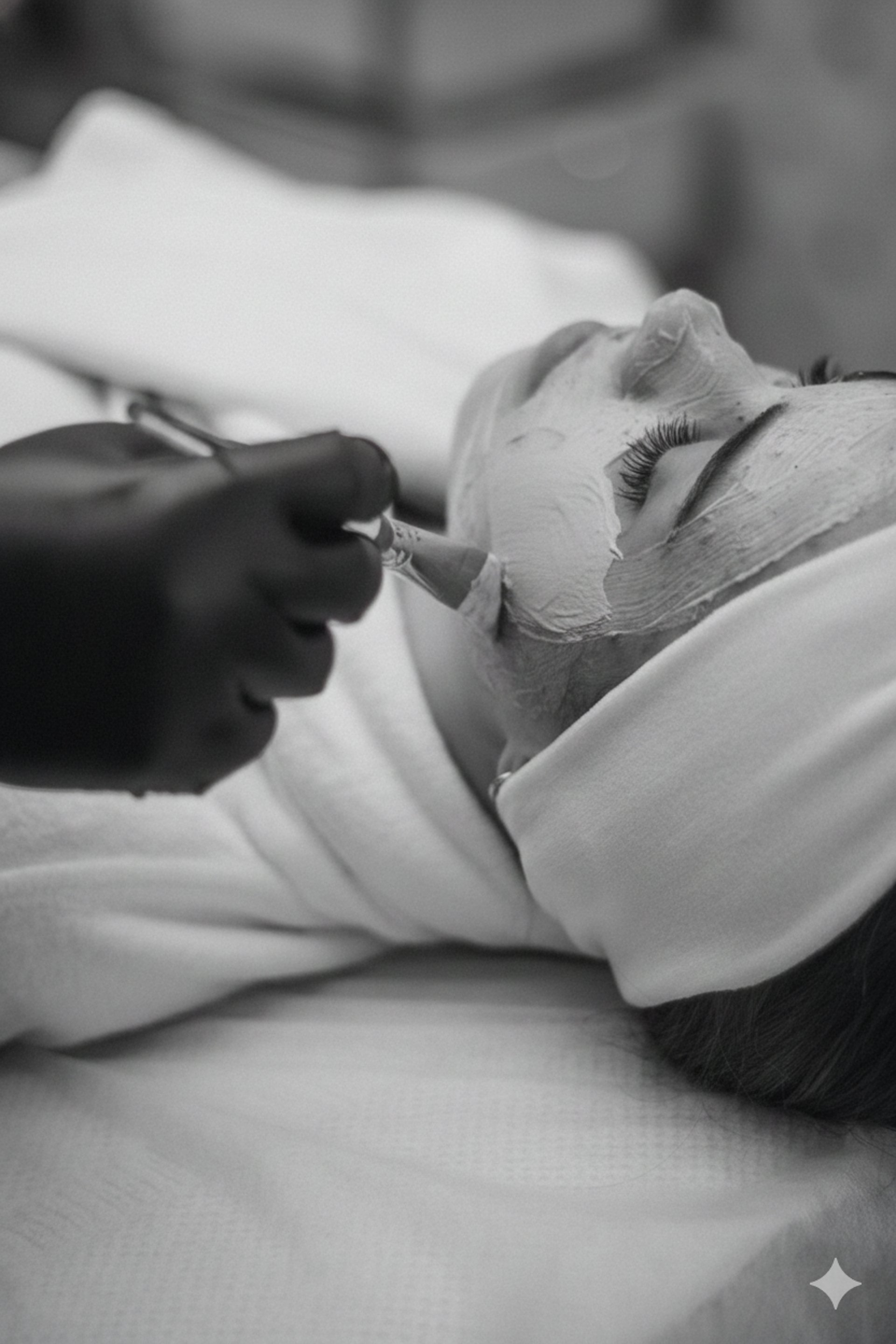 woman holding pen and white cotton candy