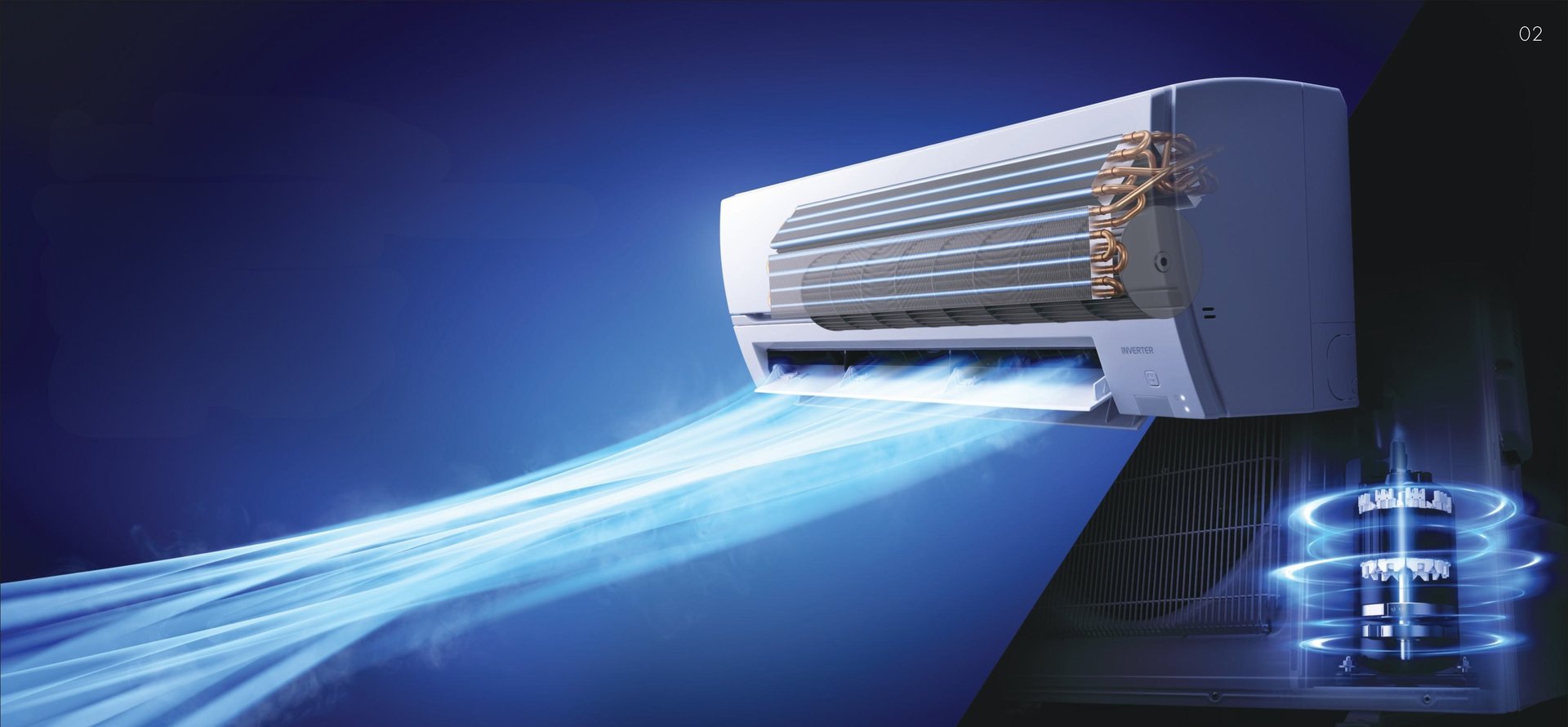 Modern living room with white furniture and large television.