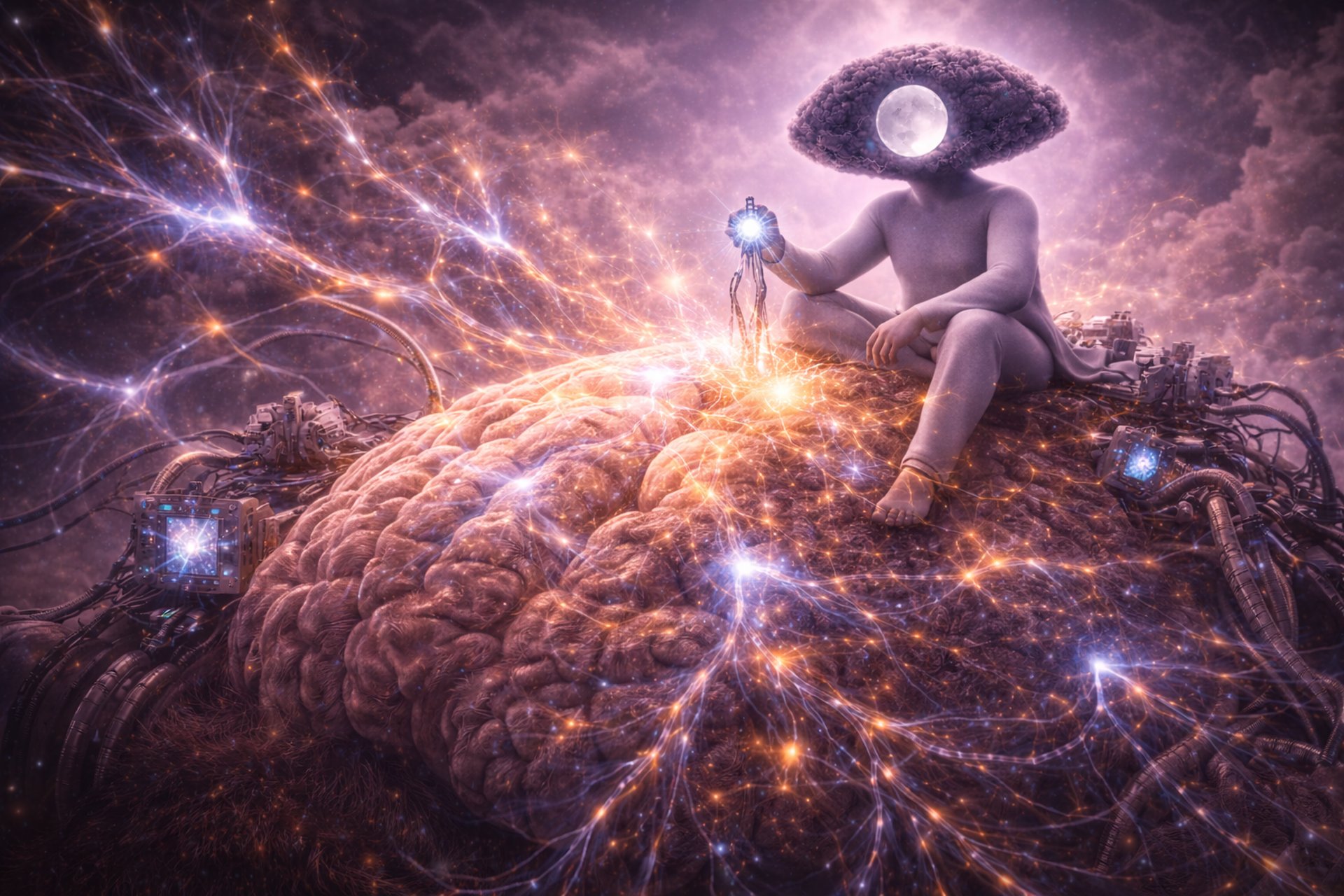 A bunch of lights that are on a tree