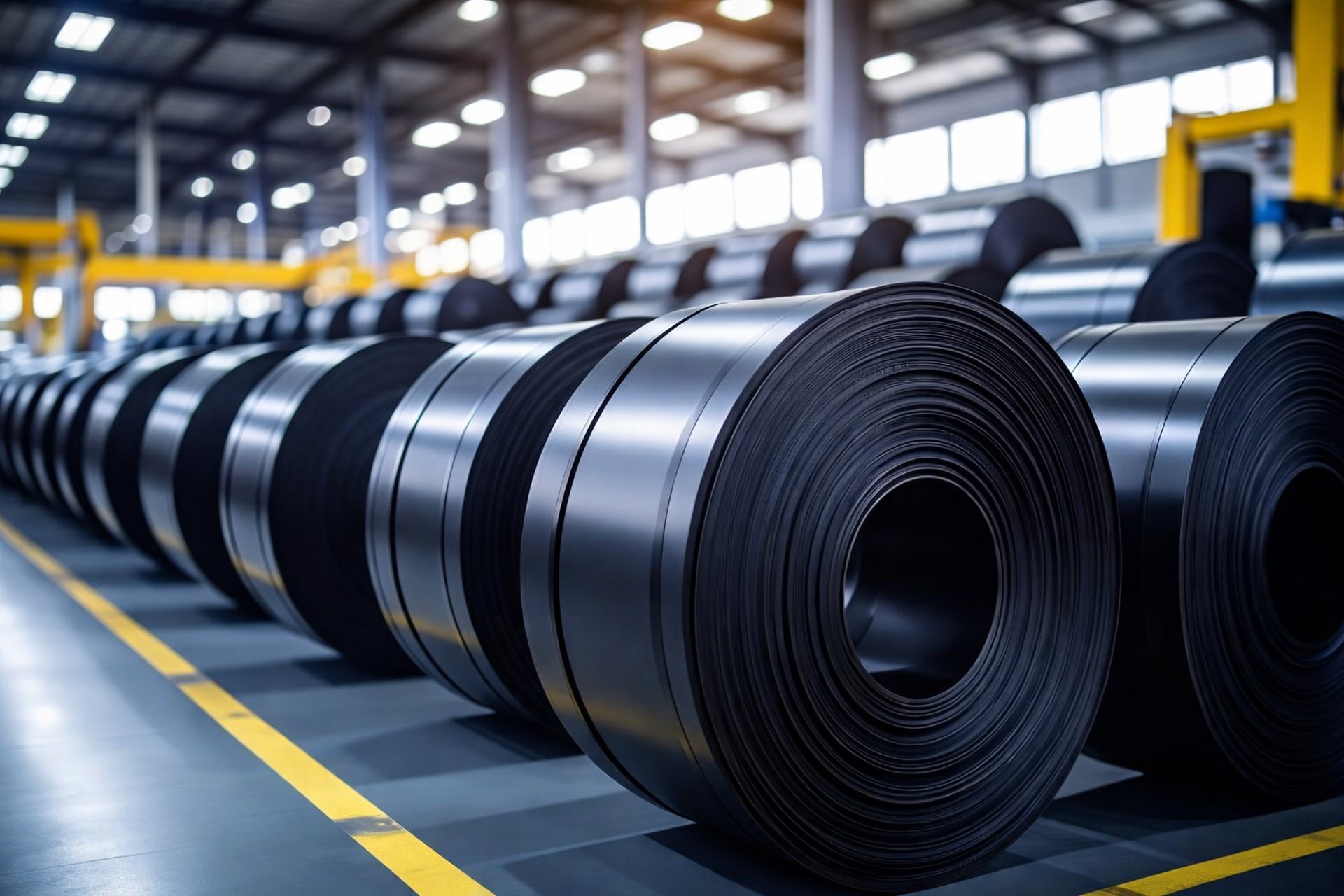 People practicing yoga in a studio class.