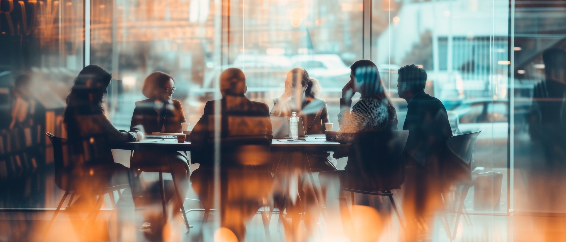 an abstract photo of a curved building with a blue sky in the background