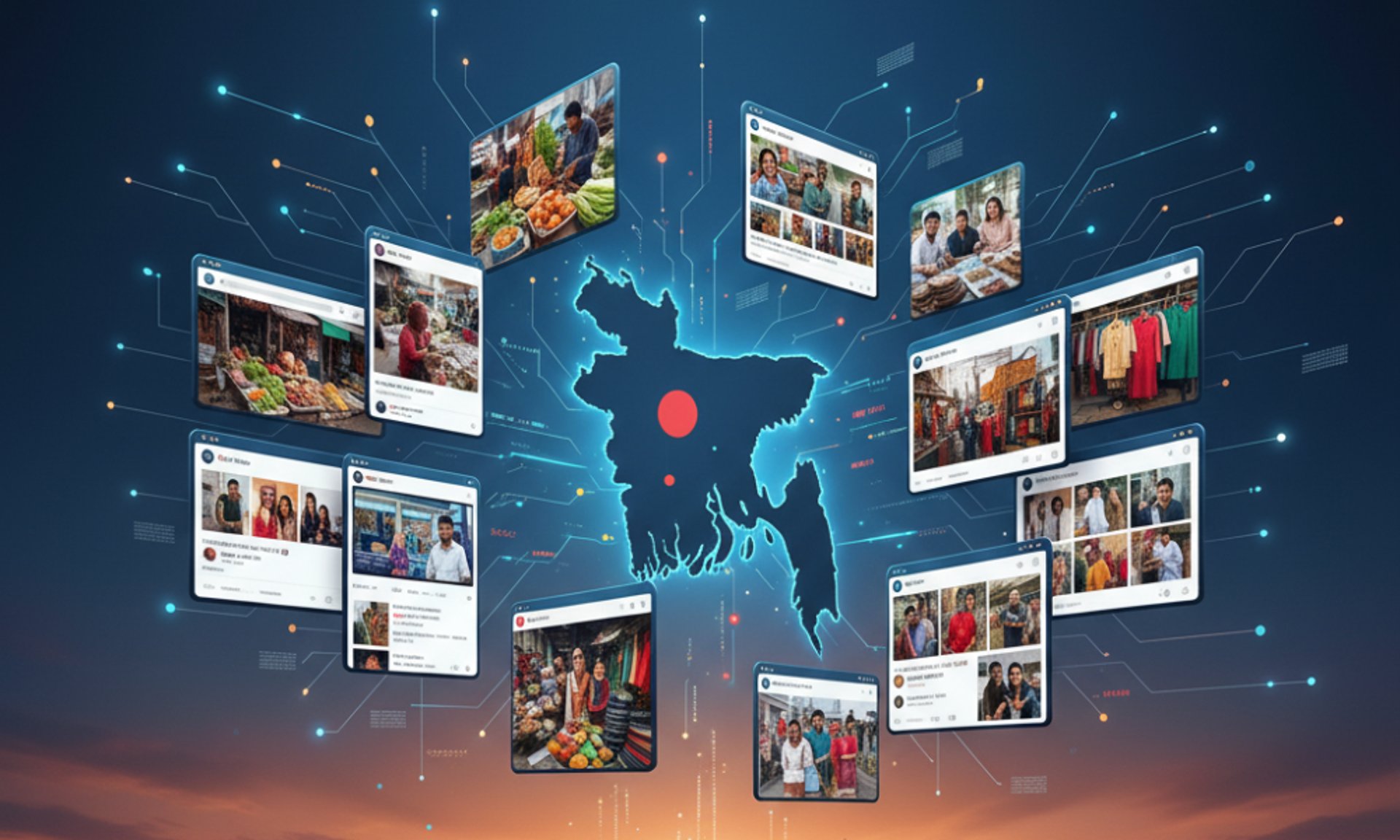 an abstract photo of a curved building with a blue sky in the background