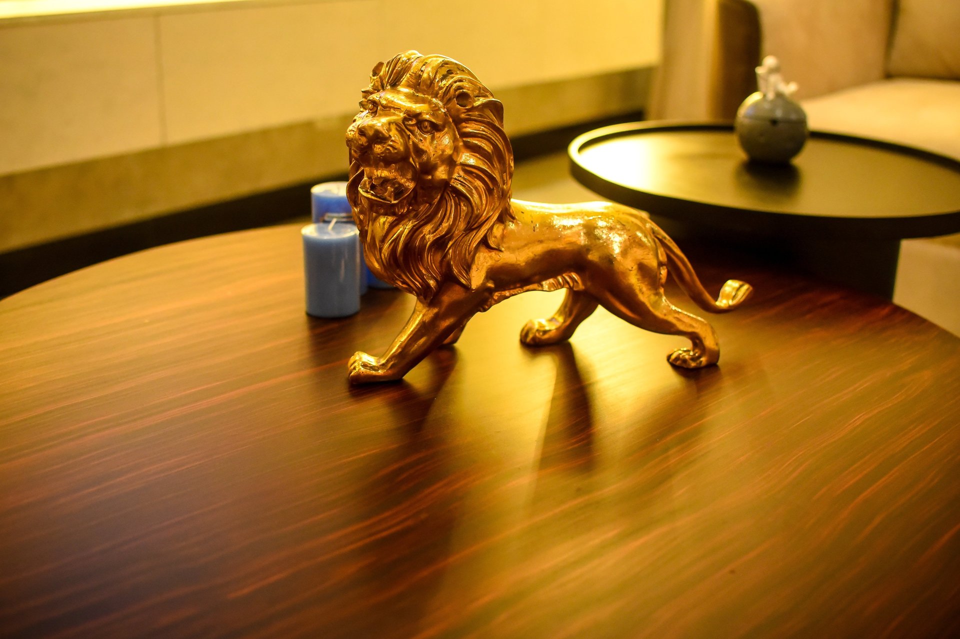 an abstract photo of a curved building with a blue sky in the background