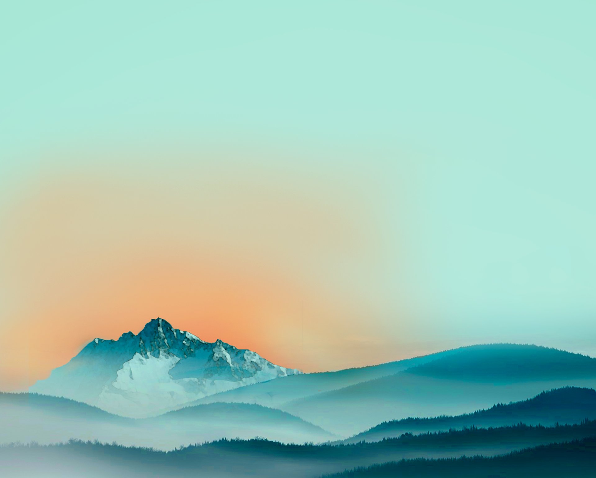 an abstract photo of a curved building with a blue sky in the background