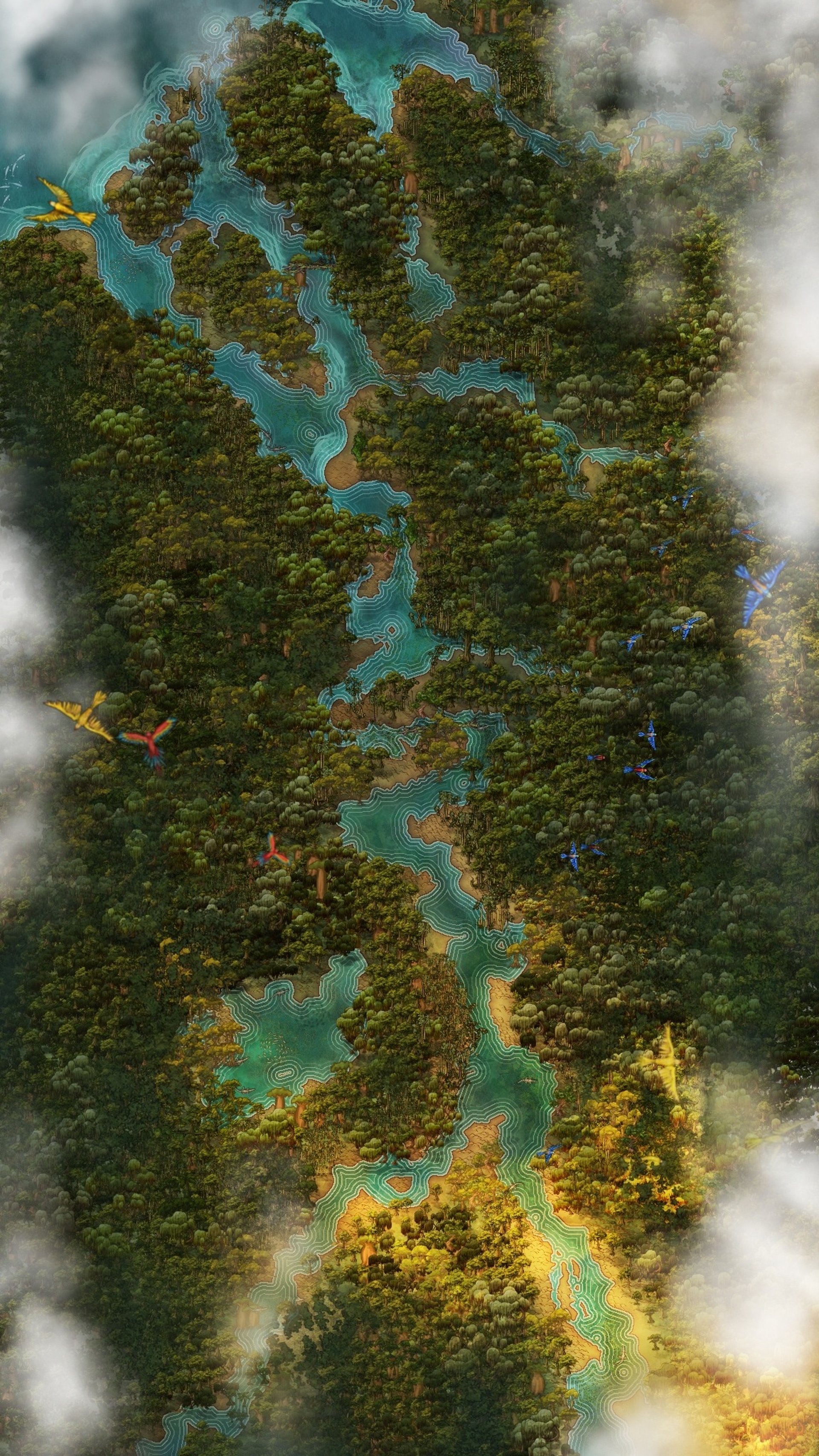 an abstract photo of a curved building with a blue sky in the background