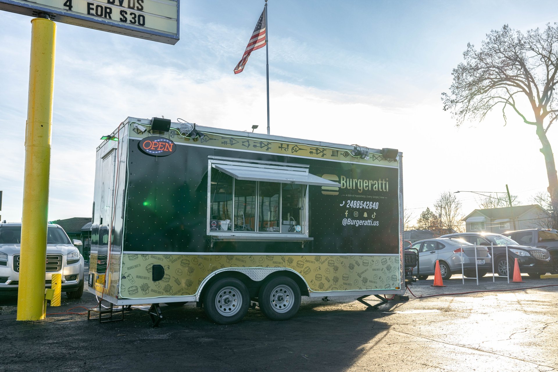 an abstract photo of a curved building with a blue sky in the background