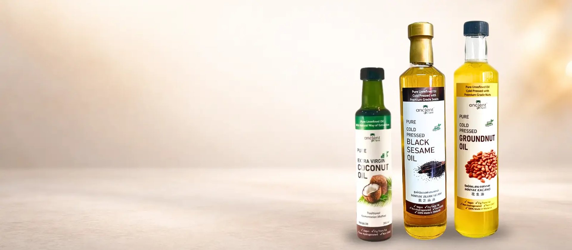 cold-pressed oils Ancient Gift Farm