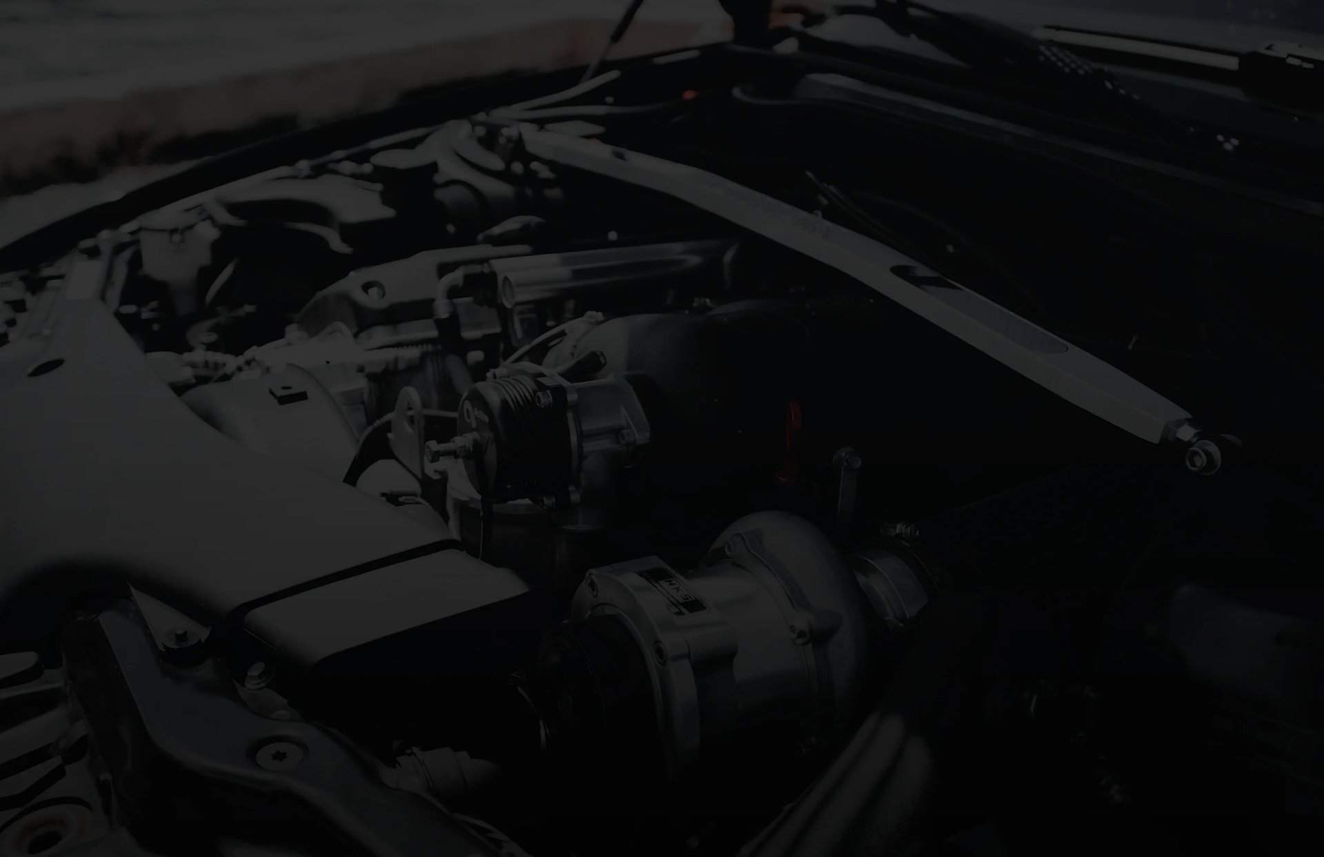 black and red abstract painting