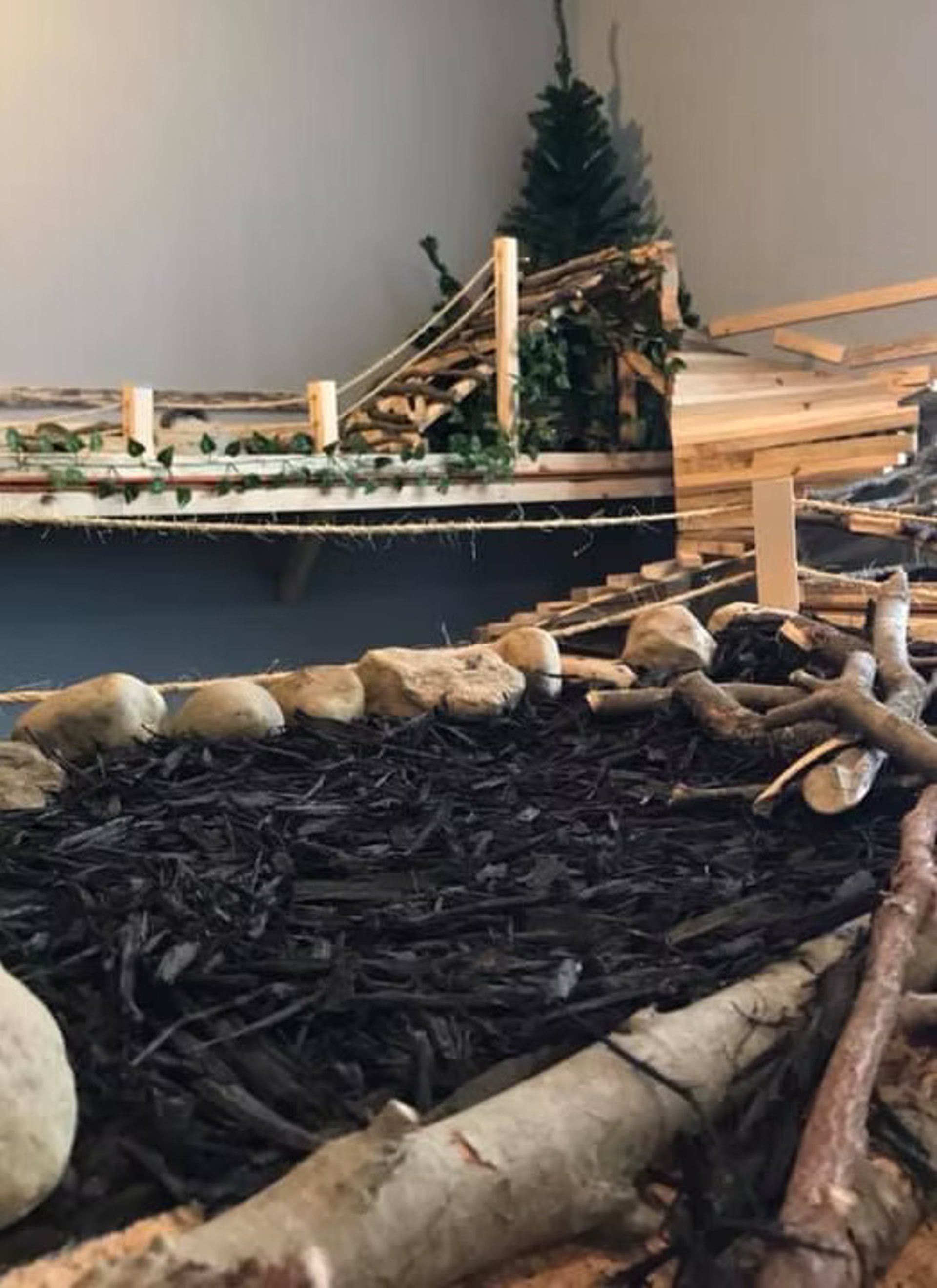 aerial photo of foggy mountains