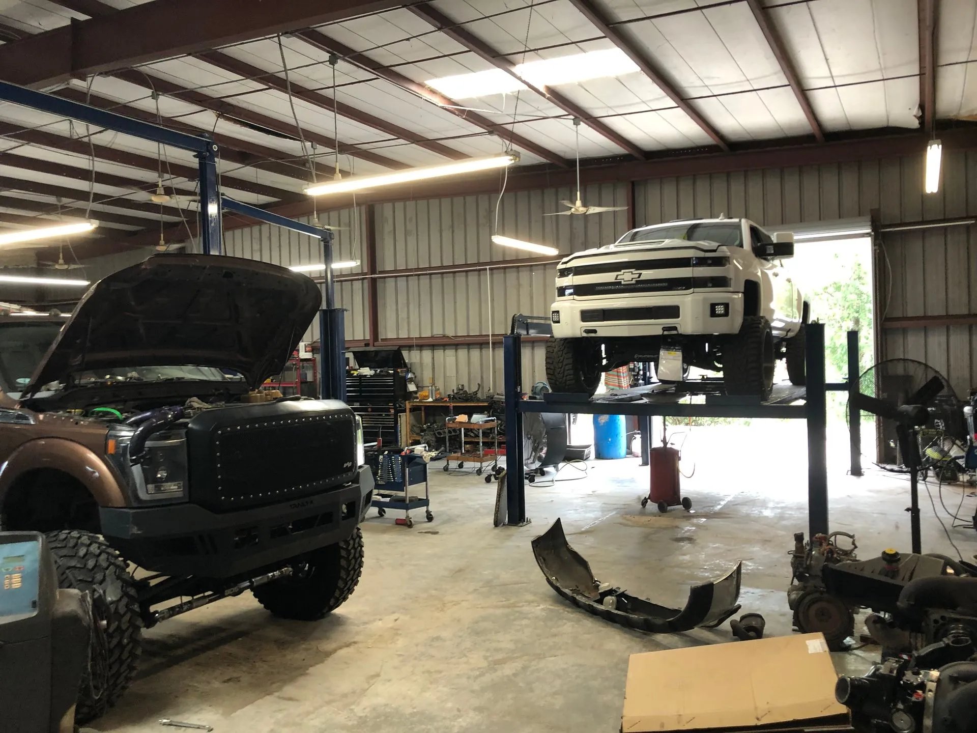 black and brown leather padded tub sofa