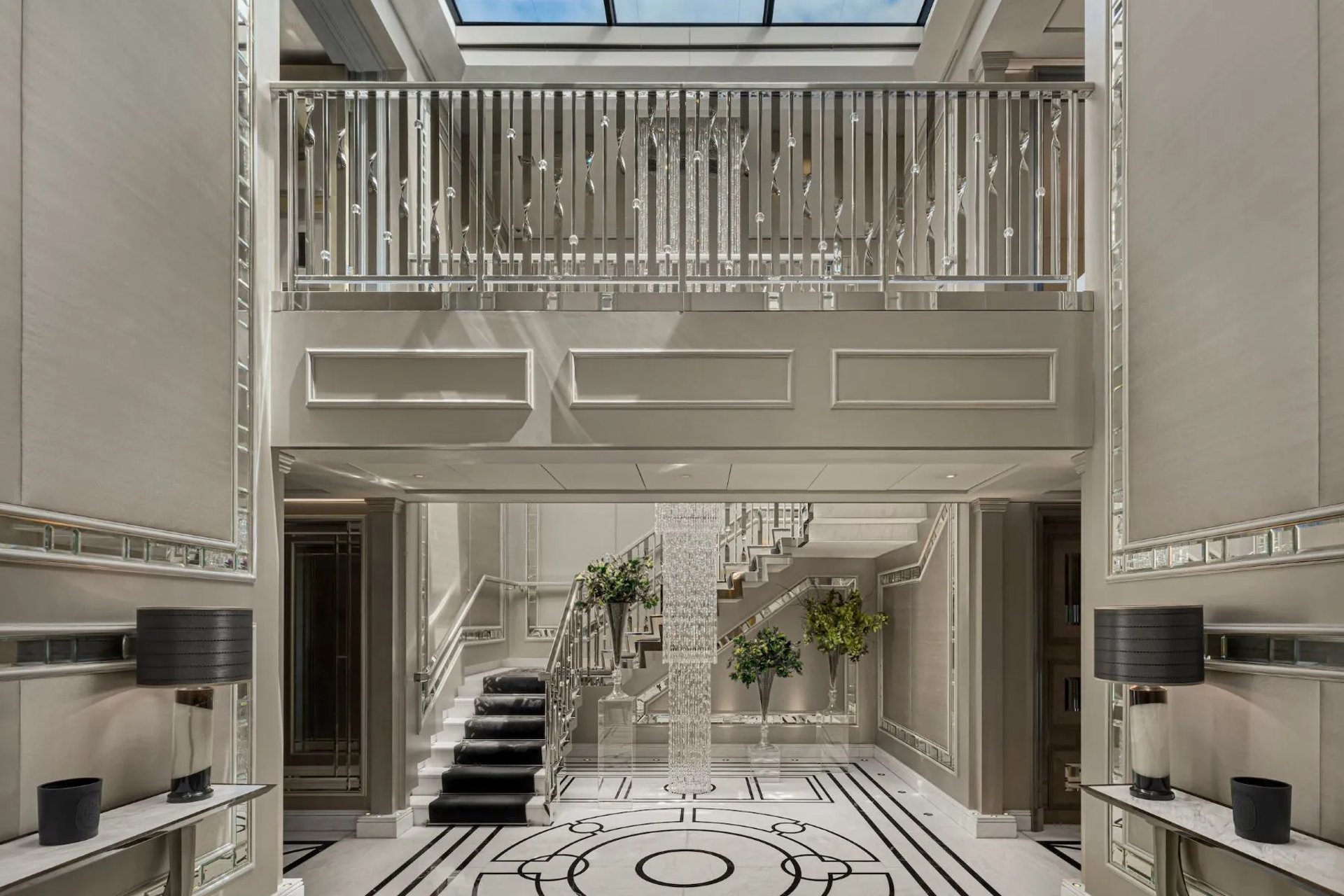 black and brown leather padded tub sofa