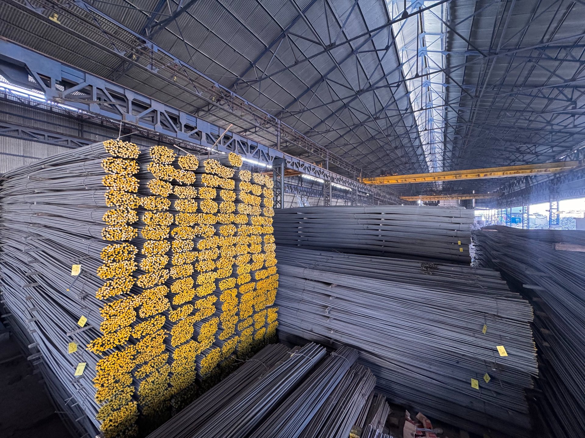 A dark room with lots of machines and lights