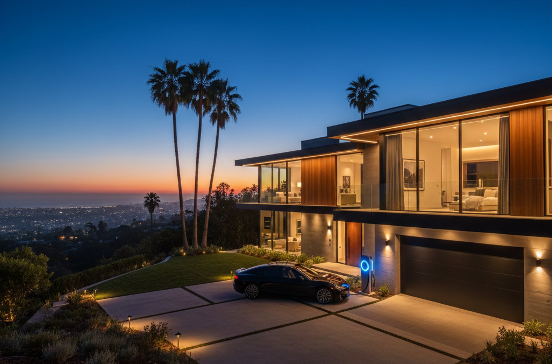 black and brown leather padded tub sofa