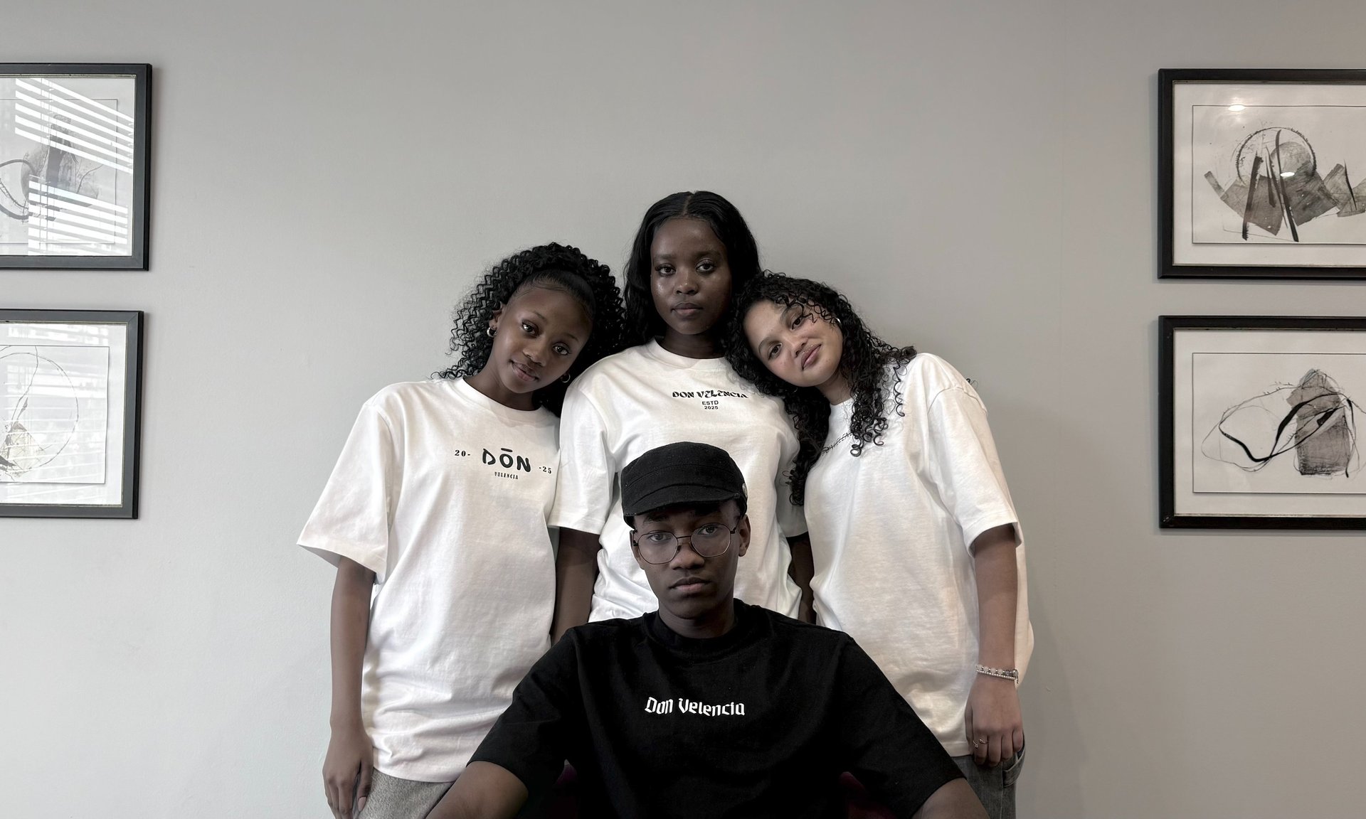 black and white bed linen