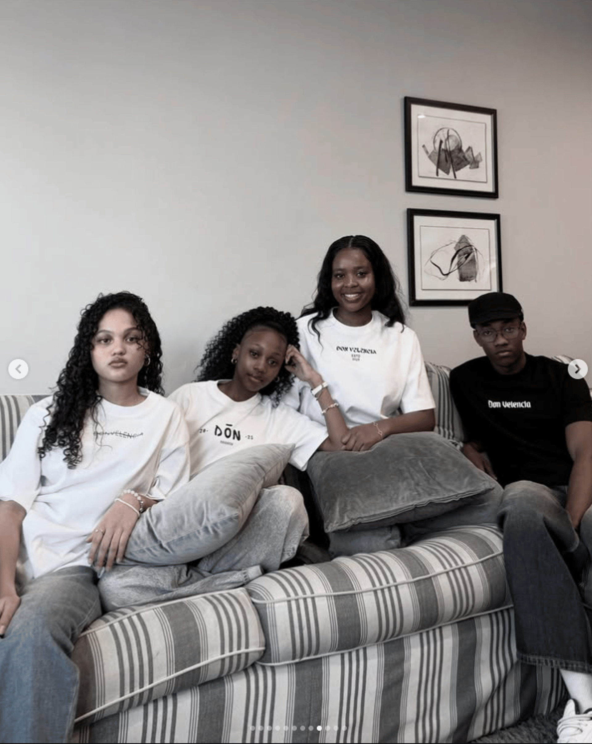 black and white bed linen