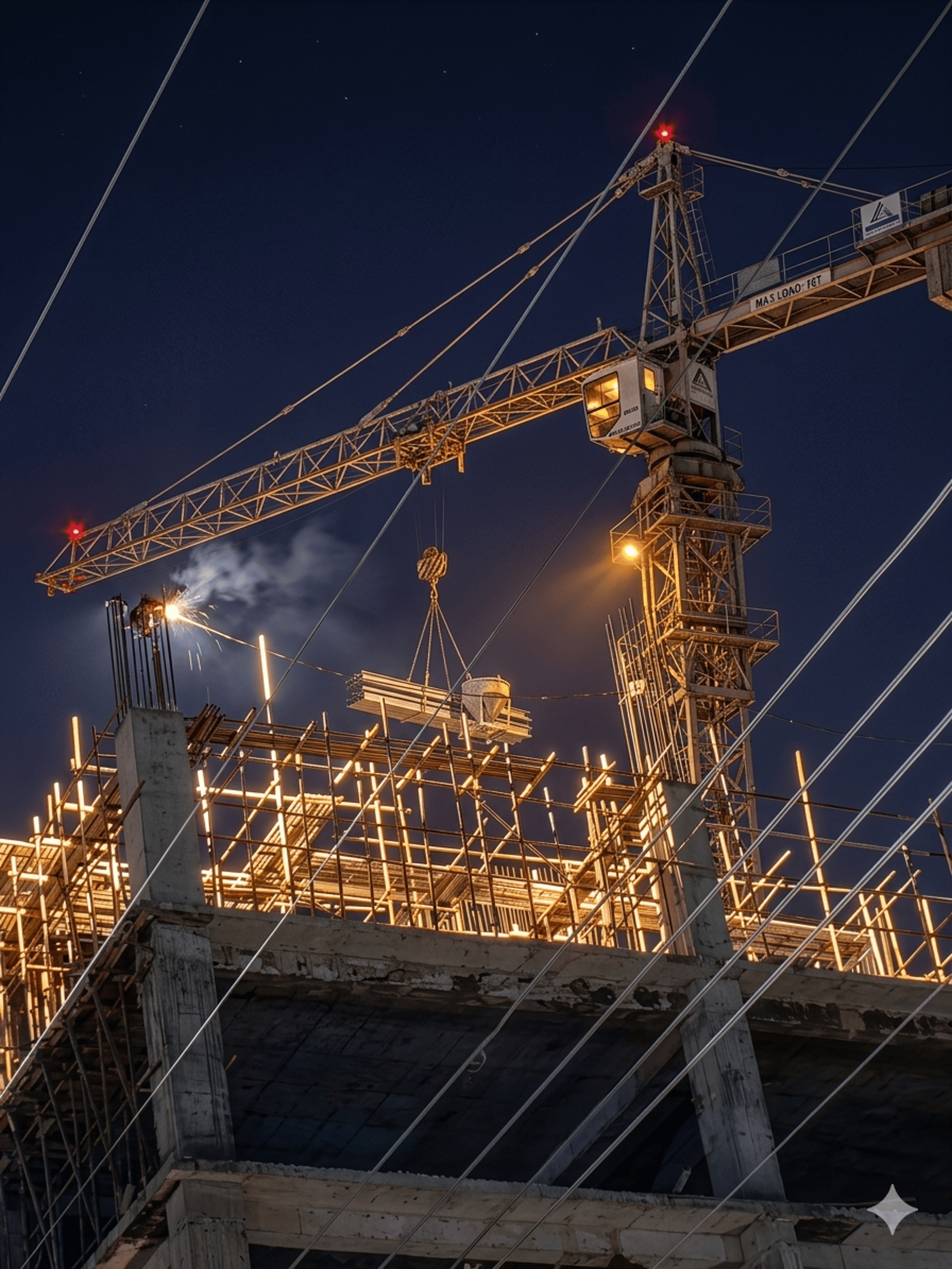 an abstract photo of a curved building with a blue sky in the background