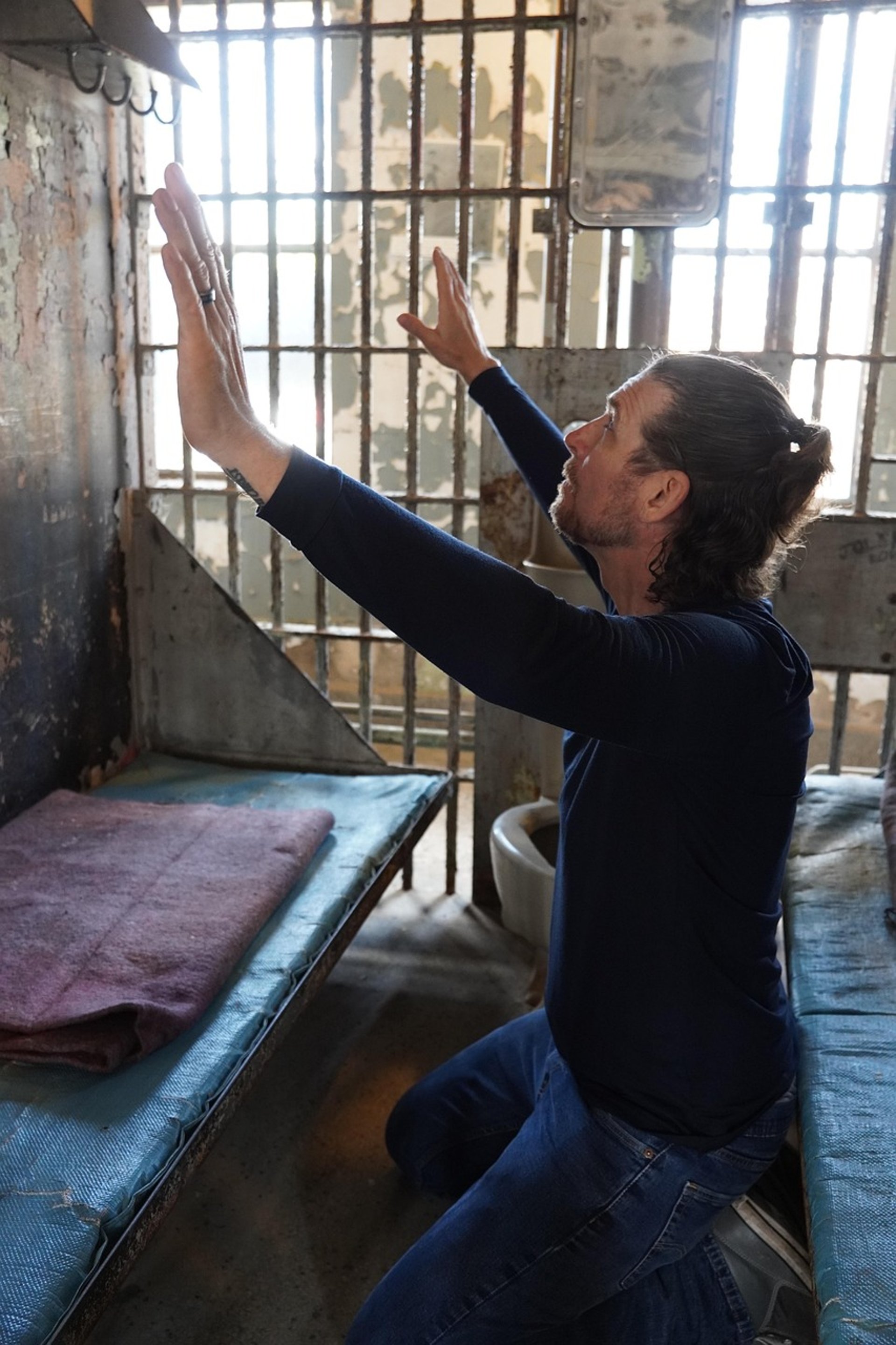 Man transforming from the inside out in prison