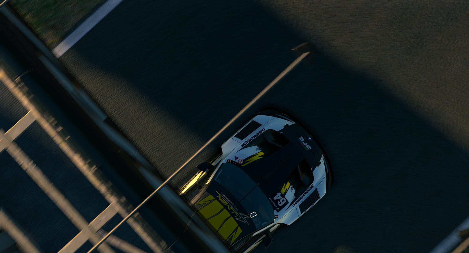an abstract photo of a curved building with a blue sky in the background