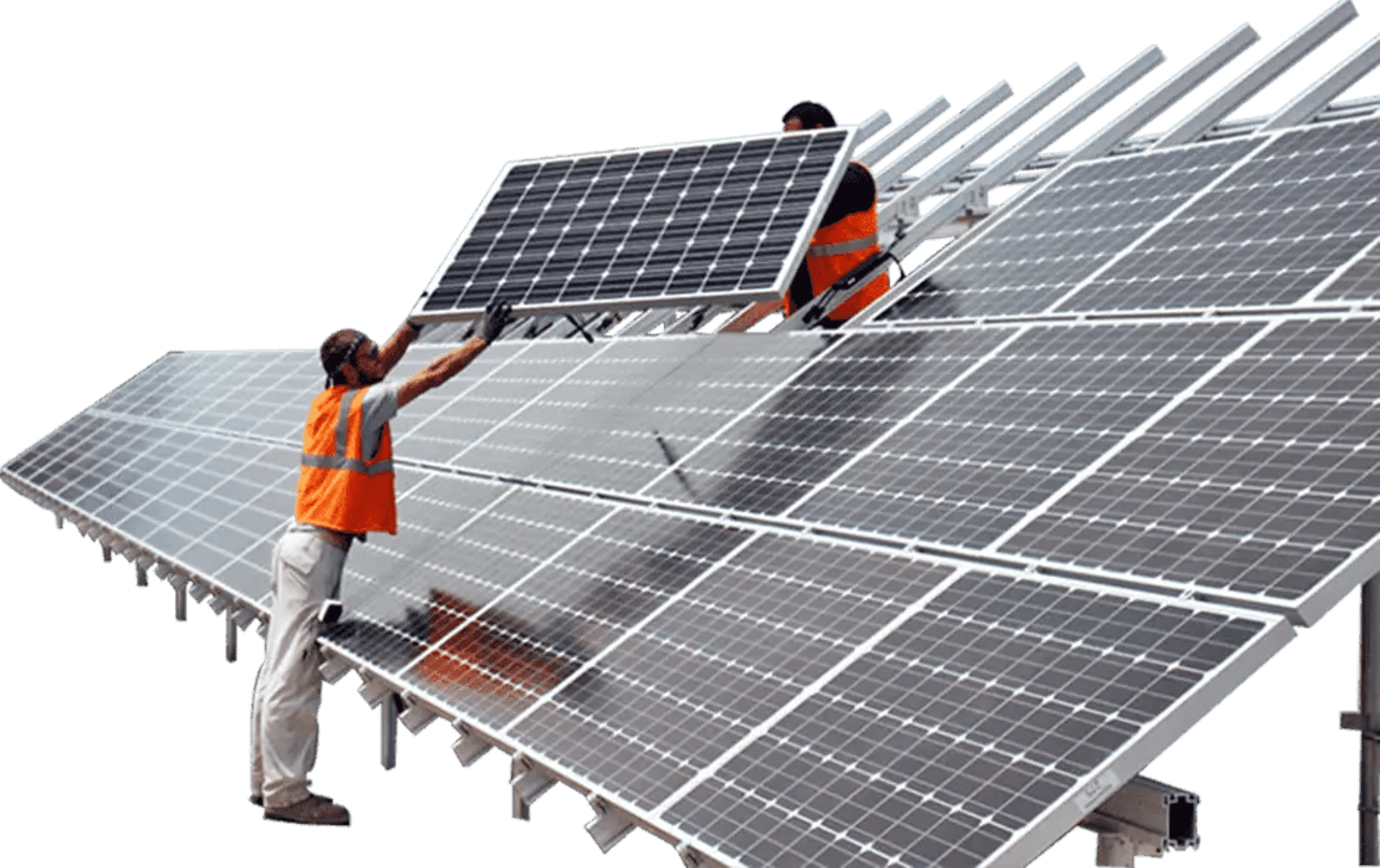 a plane flying in the sky at sunset