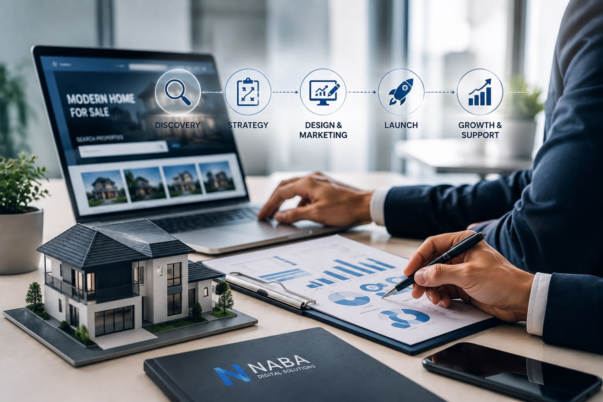 Real estate marketing strategy process
