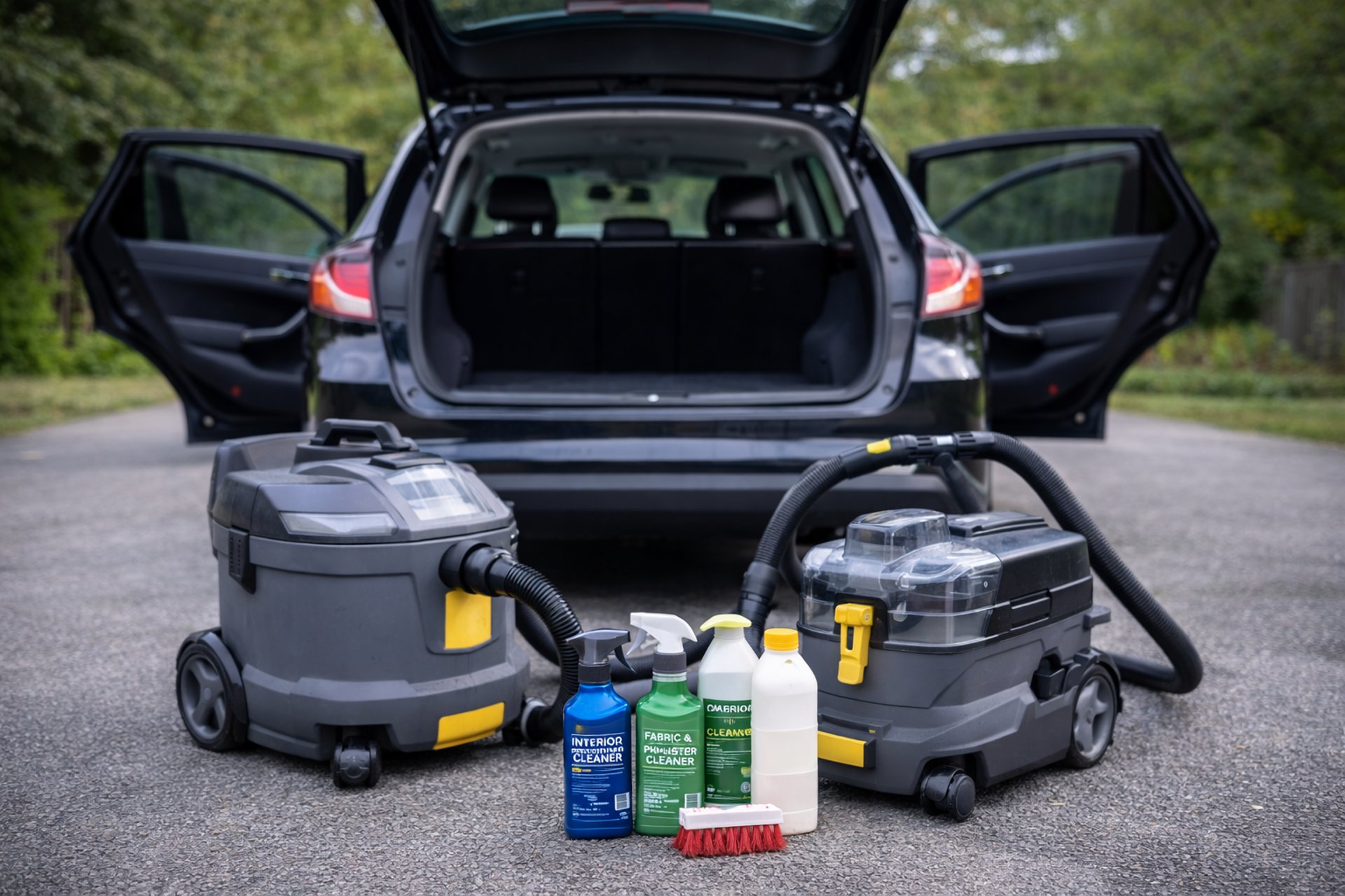 black and brown leather padded tub sofa